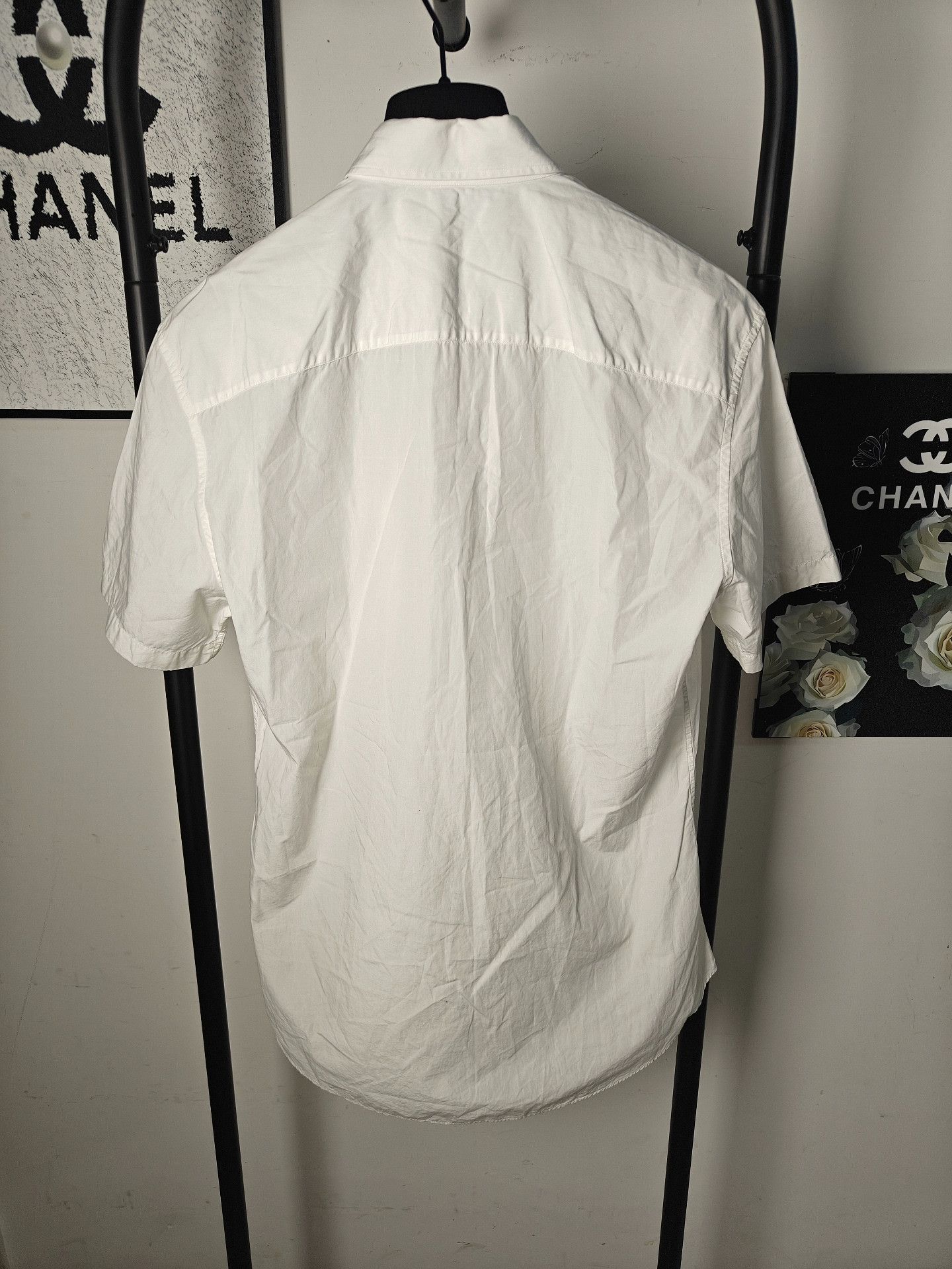 Versace Versace Retro Embroidered White Shirt m Men Size US M / EU 48-50 / 2 - 2 Thumbnail