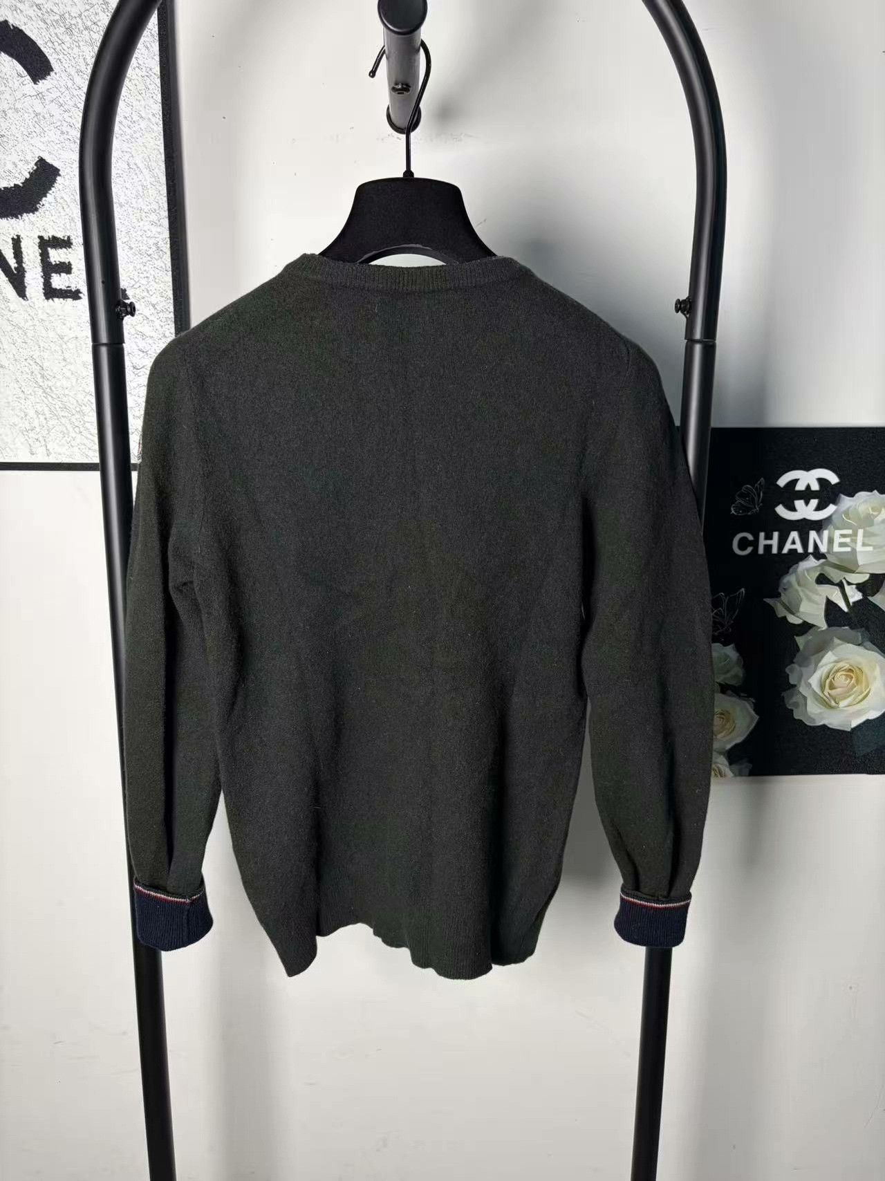Moncler Moncler Retro White Sweater m Men Size US M / EU 48-50 / 2 - 2 Thumbnail