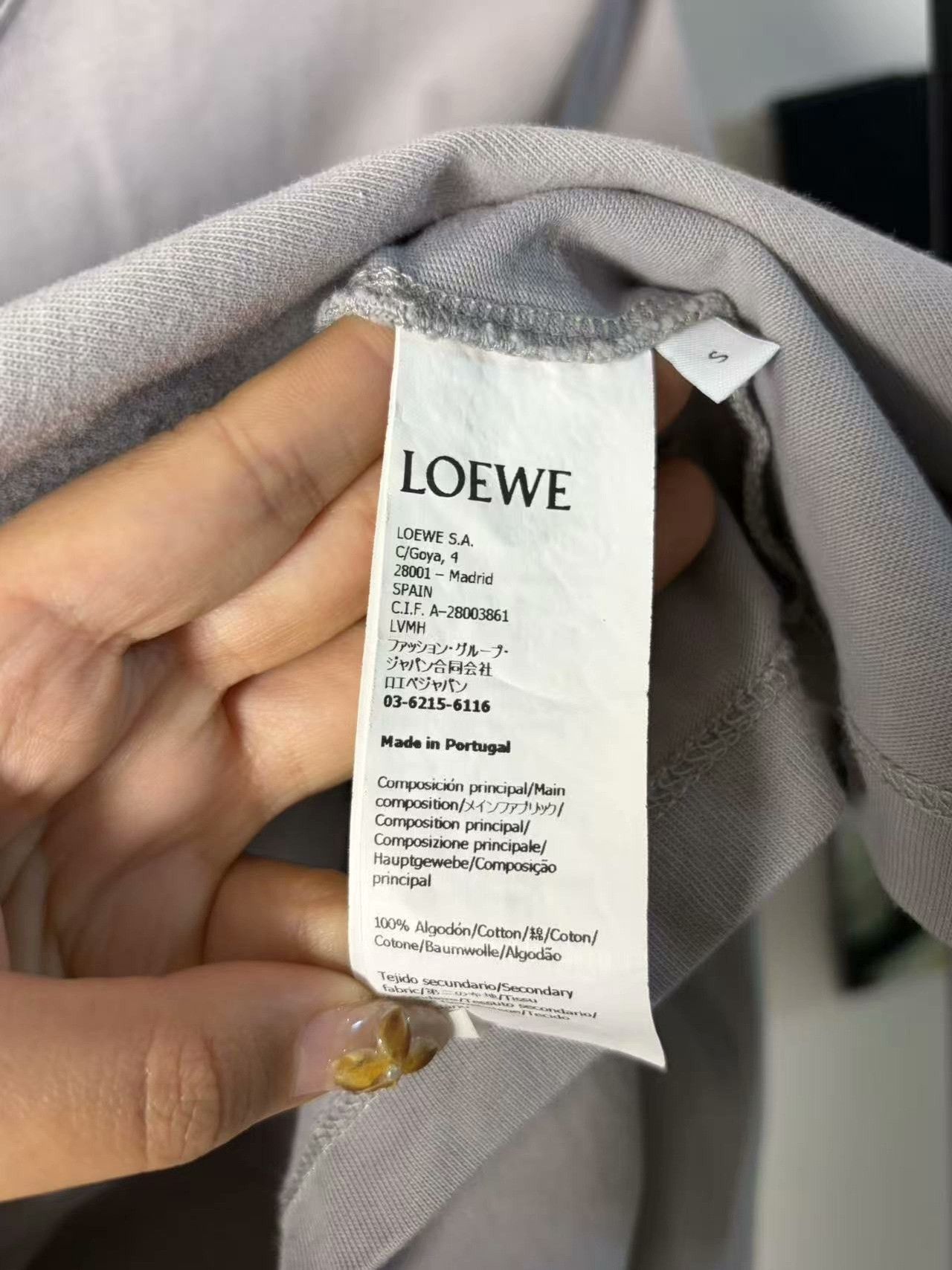 Loewe Loewe Retro Embroidered White T-Shirt S Women Size S / US 4 / IT 40 - 4 Thumbnail
