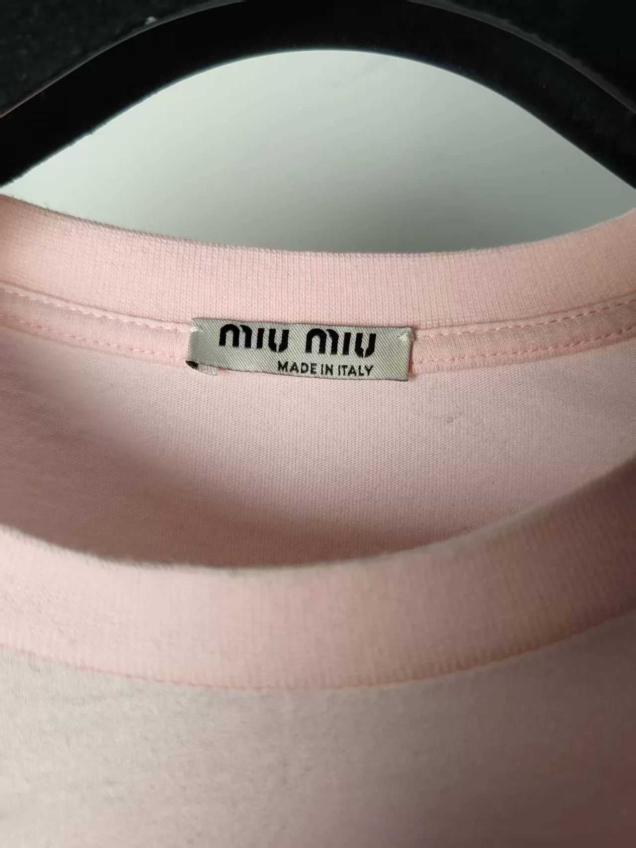 Miu Miu Miu Miu White T-Shirt M Women Size M / US 6-8 / IT 42-44 - 3 Thumbnail
