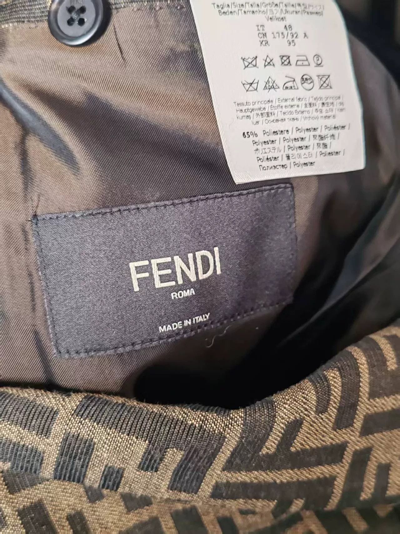 Fendi Fendi Formal White Suit 40r Men Size 40R - 4 Thumbnail