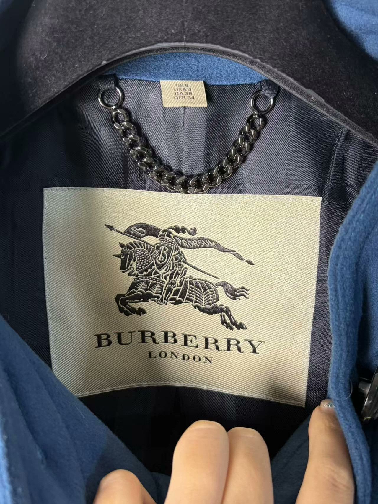 Burberry Burberry Wool White Coat S Women Size S / US 4 / IT 40 - 4 Thumbnail