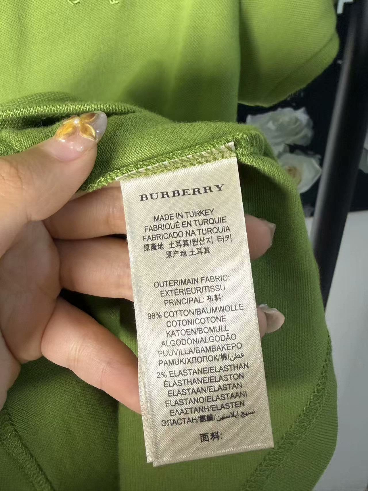 Burberry Burberry White Polo m Men Size US M / EU 48-50 / 2 - 4 Thumbnail