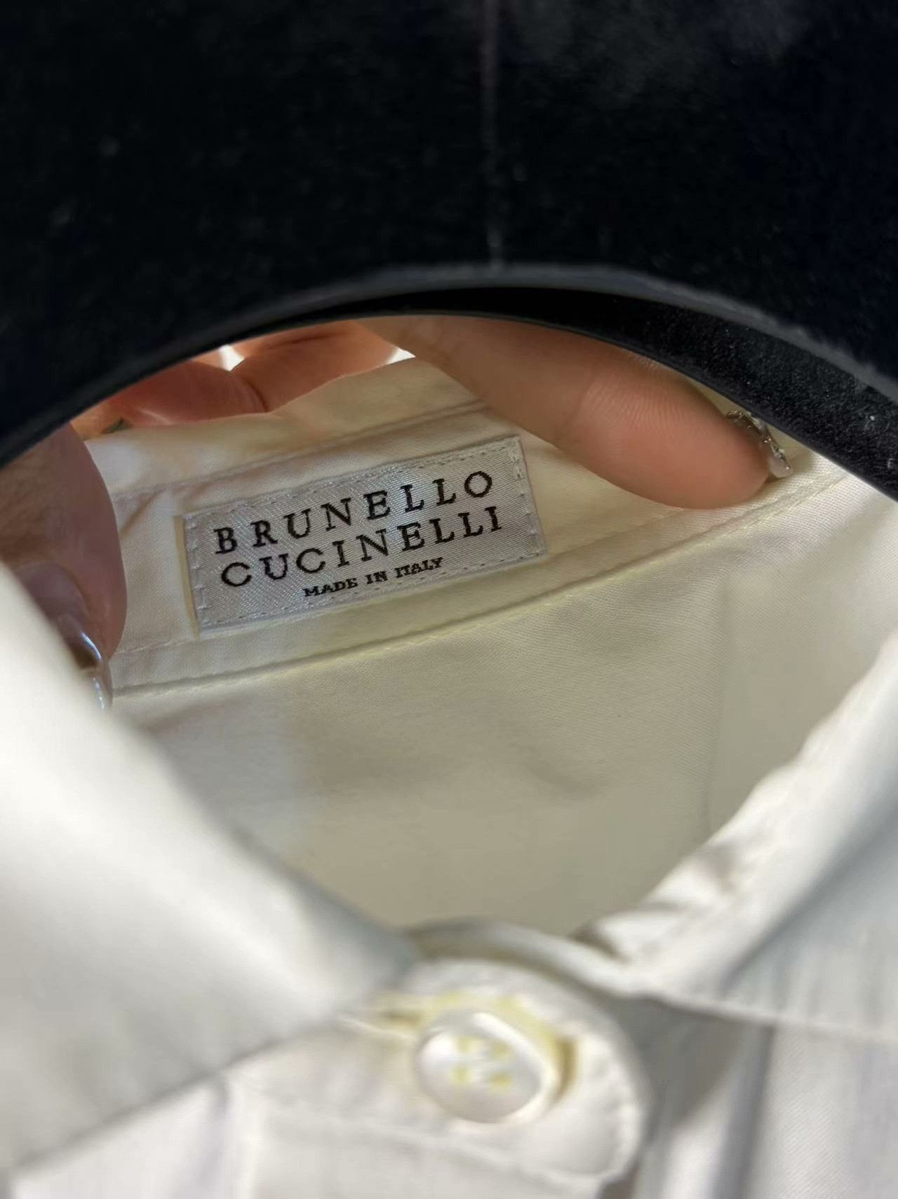 Brunello Cucinelli Brunello Cucinelli White Shirt m Men Size US M / EU 48-50 / 2 - 3 Thumbnail