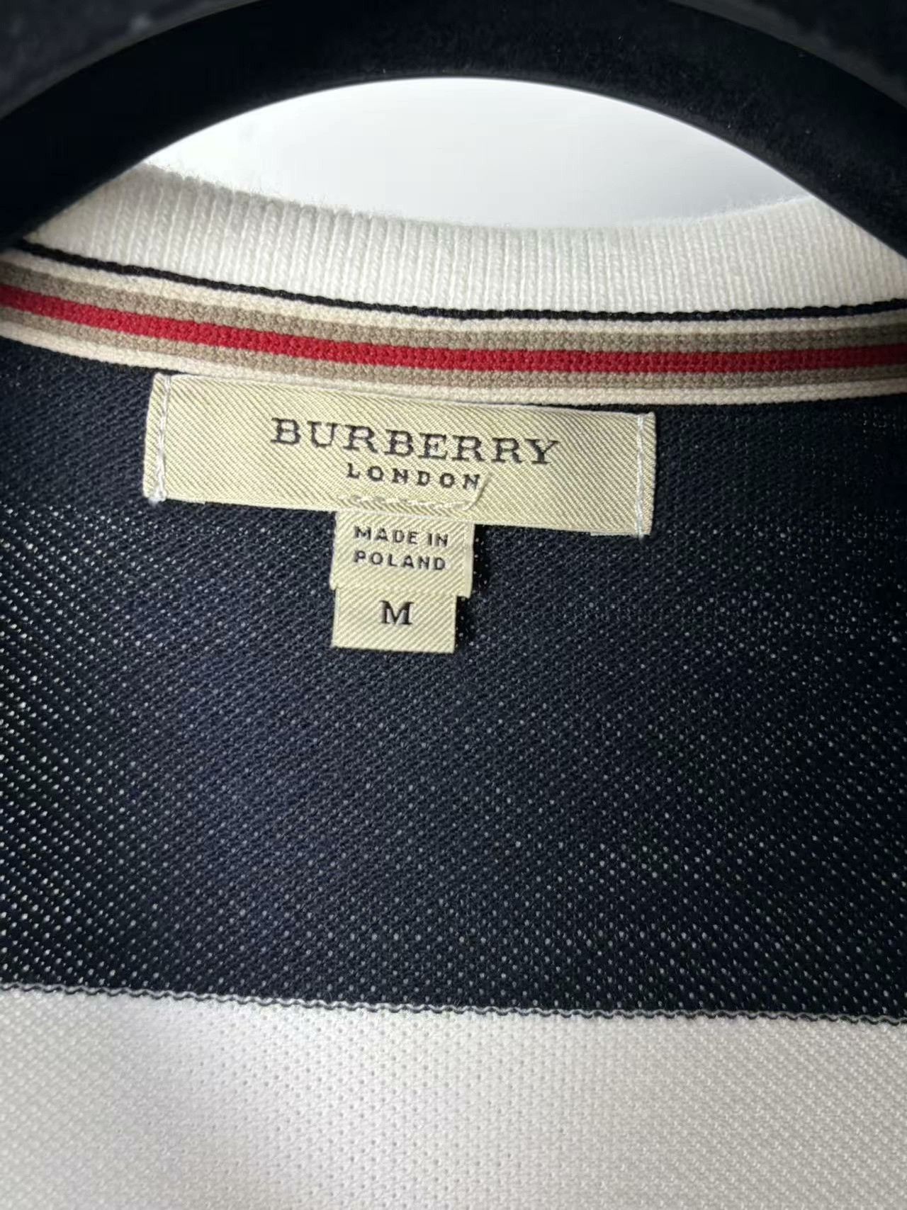 Burberry Burberry Striped White T-Shirt m Men Size US M / EU 48-50 / 2 - 4 Thumbnail