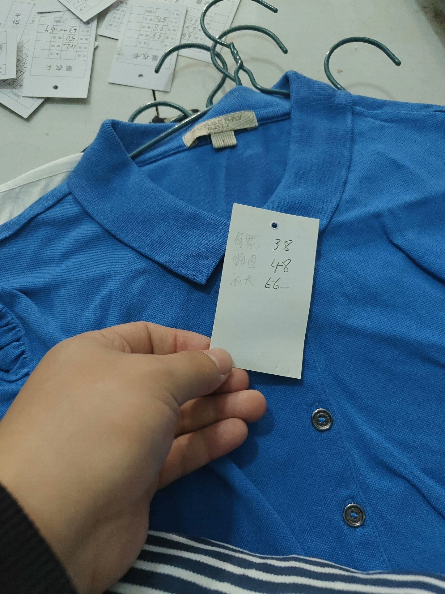 Burberry Burberry White Polo l Men Size US L / EU 52-54 / 3 - 5 Thumbnail