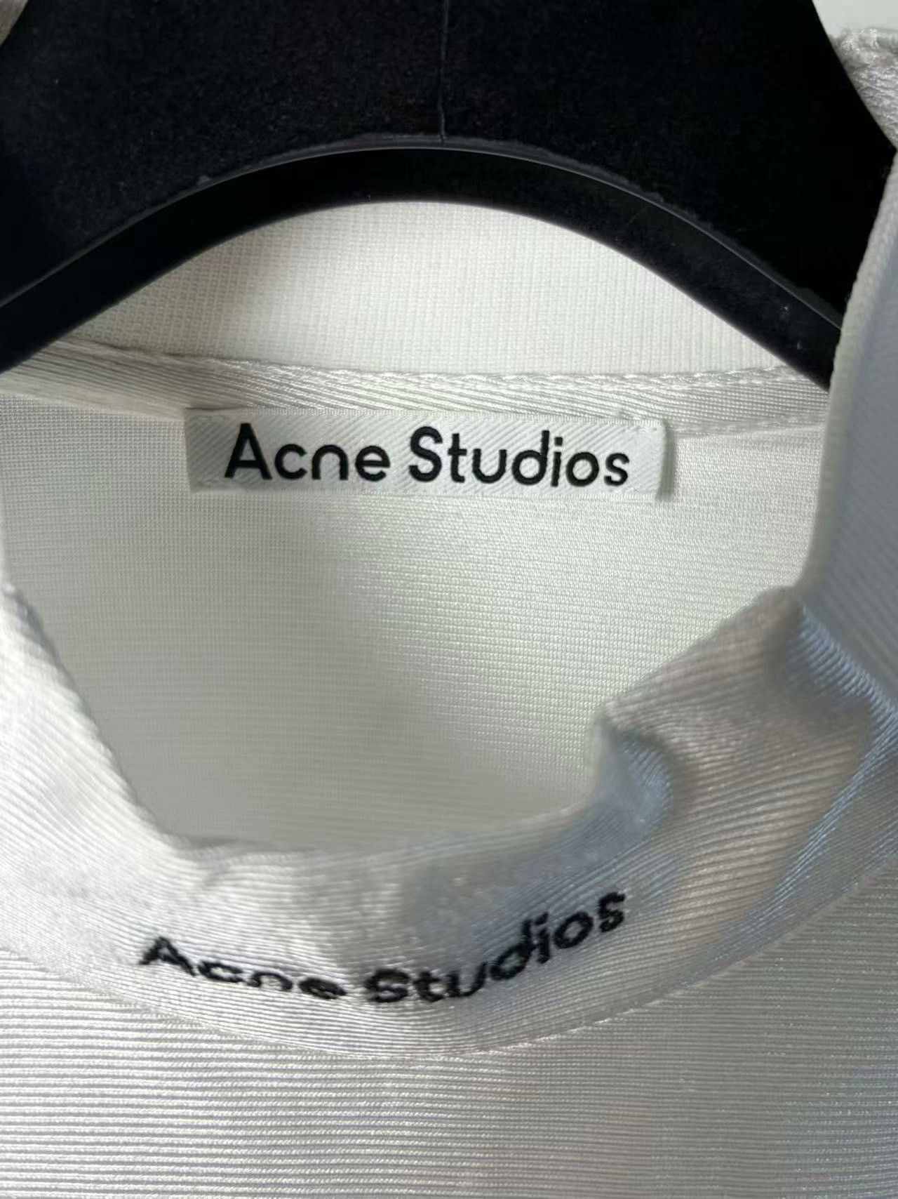 Acne Studios Acne Studios Retro Embroidered White T-Shirt m Men Size US M / EU 48-50 / 2 - 4 Thumbnail