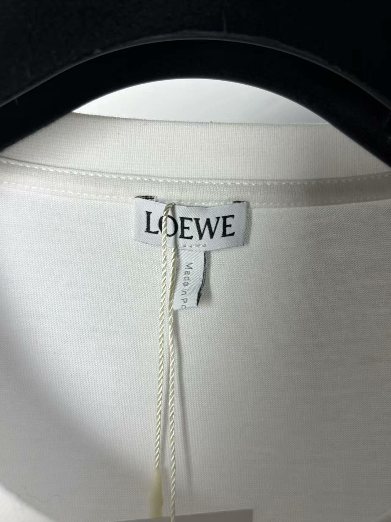 Loewe Loewe Retro Embroidered White T-Shirt S Women Size S / US 4 / IT 40 - 4 Thumbnail