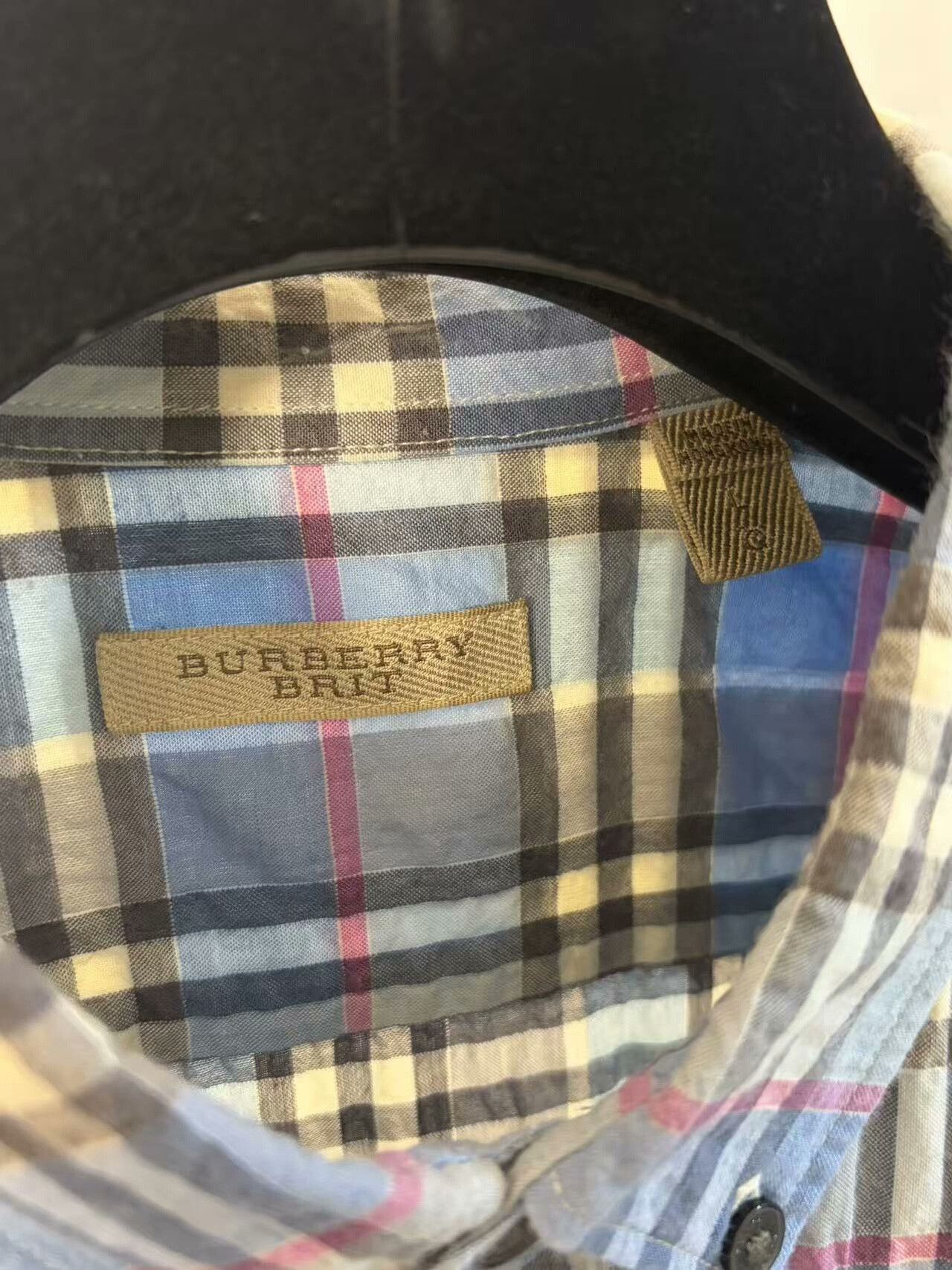 Burberry Burberry Plaid White Shirt l Men Size US L / EU 52-54 / 3 - 3 Thumbnail