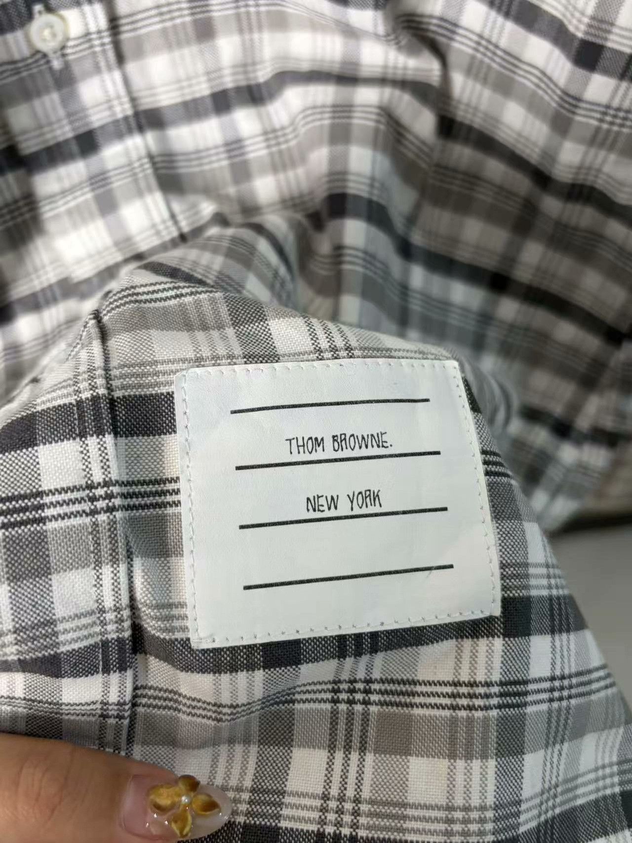 Thom Browne Thom Browne Plaid White Shirt s Men Size US S / EU 44-46 / 1 - 4 Thumbnail