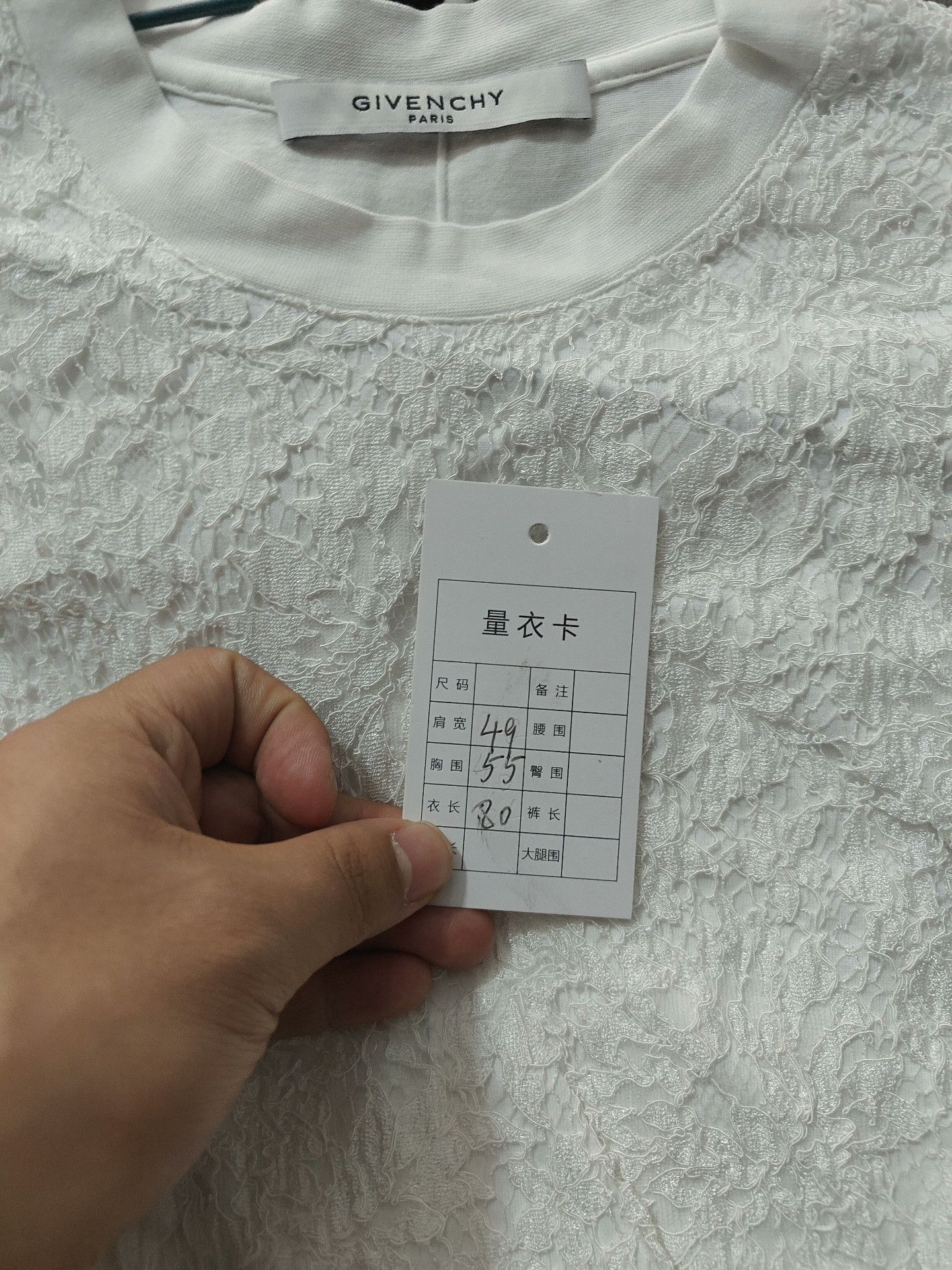 Givenchy Givenchy White T-Shirt XS Women Size XS / US 0-2 / IT 36-38 - 5 Thumbnail