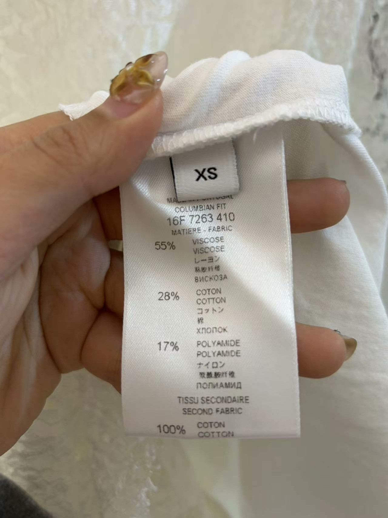 Givenchy Givenchy White T-Shirt XS Women Size XS / US 0-2 / IT 36-38 - 3 Thumbnail