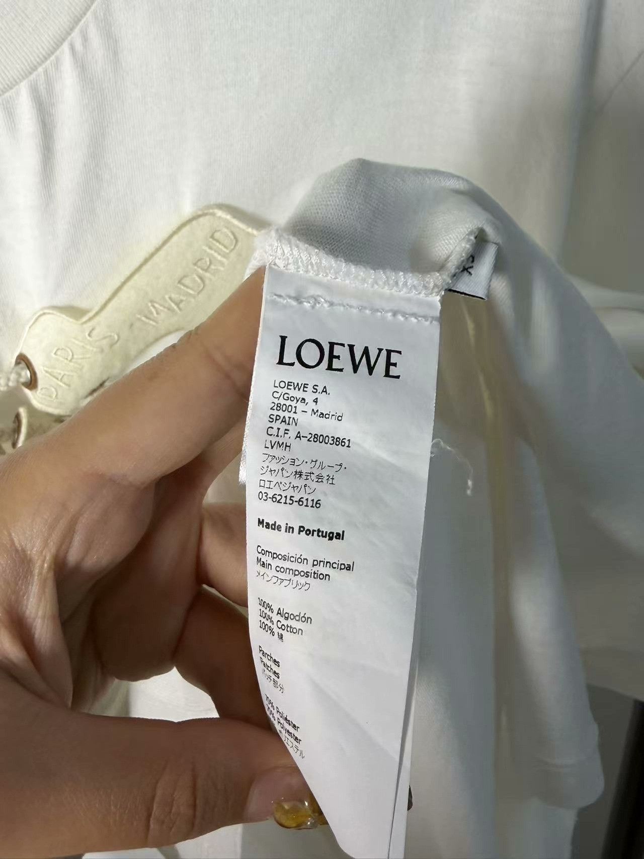 Loewe Loewe Retro Embroidered White T-Shirt xs Men Size US XS / EU 42 / 0 - 3 Thumbnail