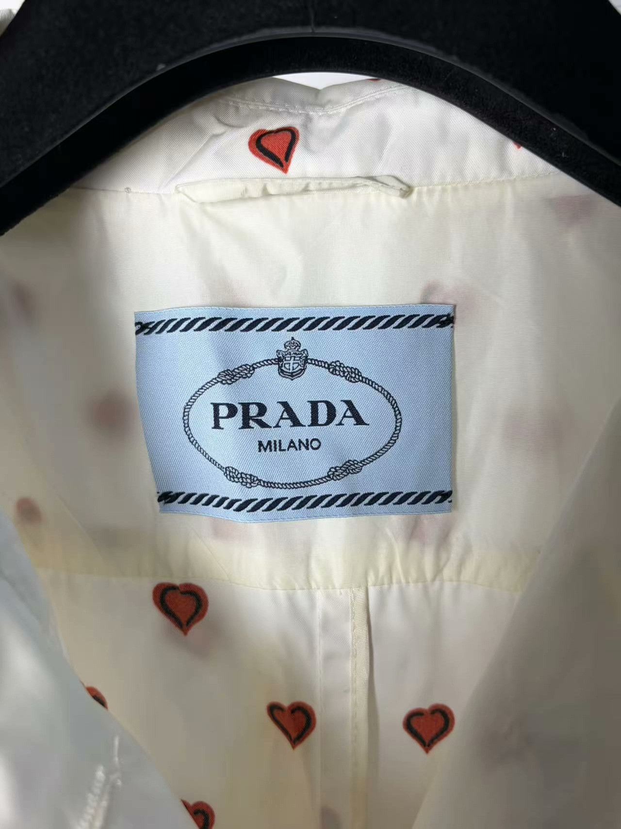 Prada Prada Nylon White Jacket XL Women Size XL / US 12-14 / IT 48-50 - 3 Thumbnail