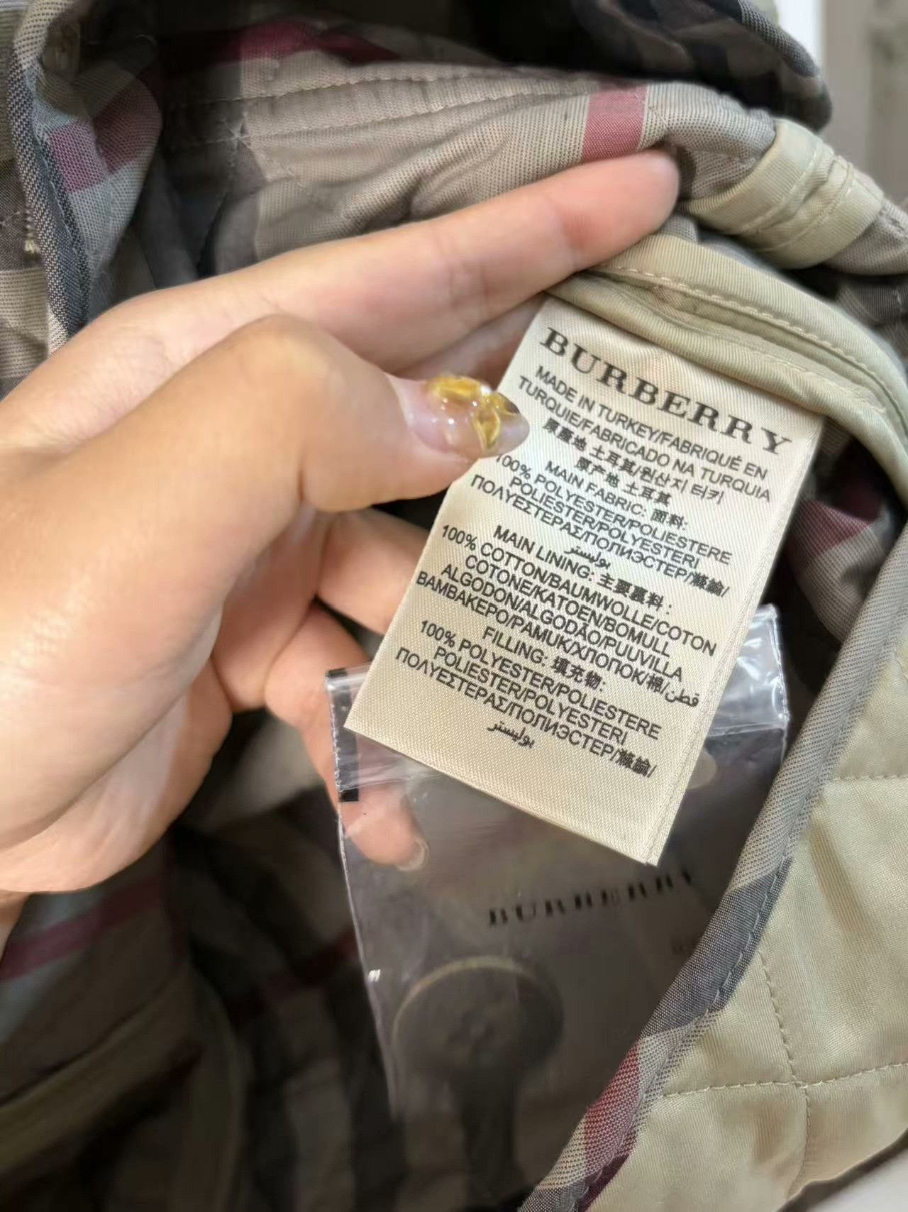 Burberry Burberry Cotton White Down Jacket S Women Size S / US 4 / IT 40 - 5 Thumbnail
