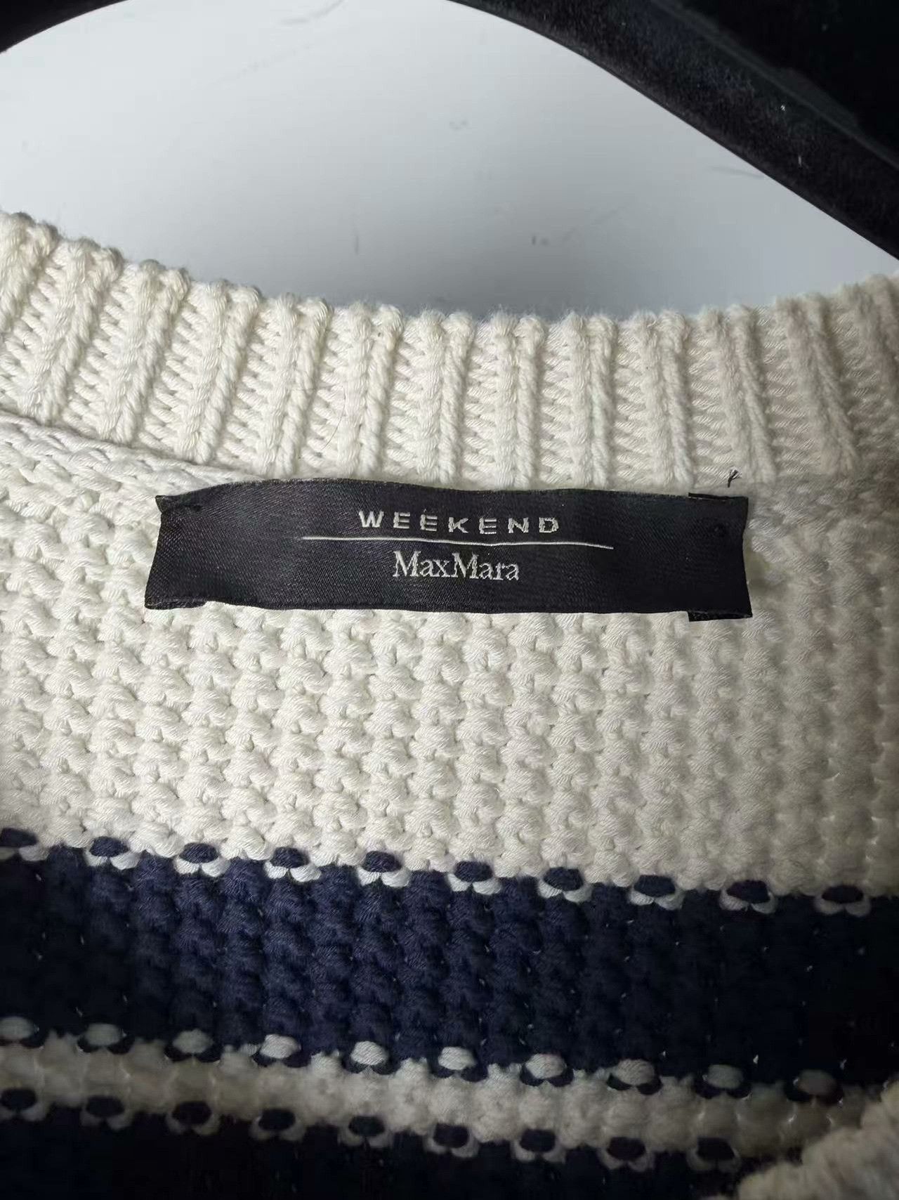 Max Mara Max Mara Knit White Sweater XL Women Size XL / US 12-14 / IT 48-50 - 4 Thumbnail