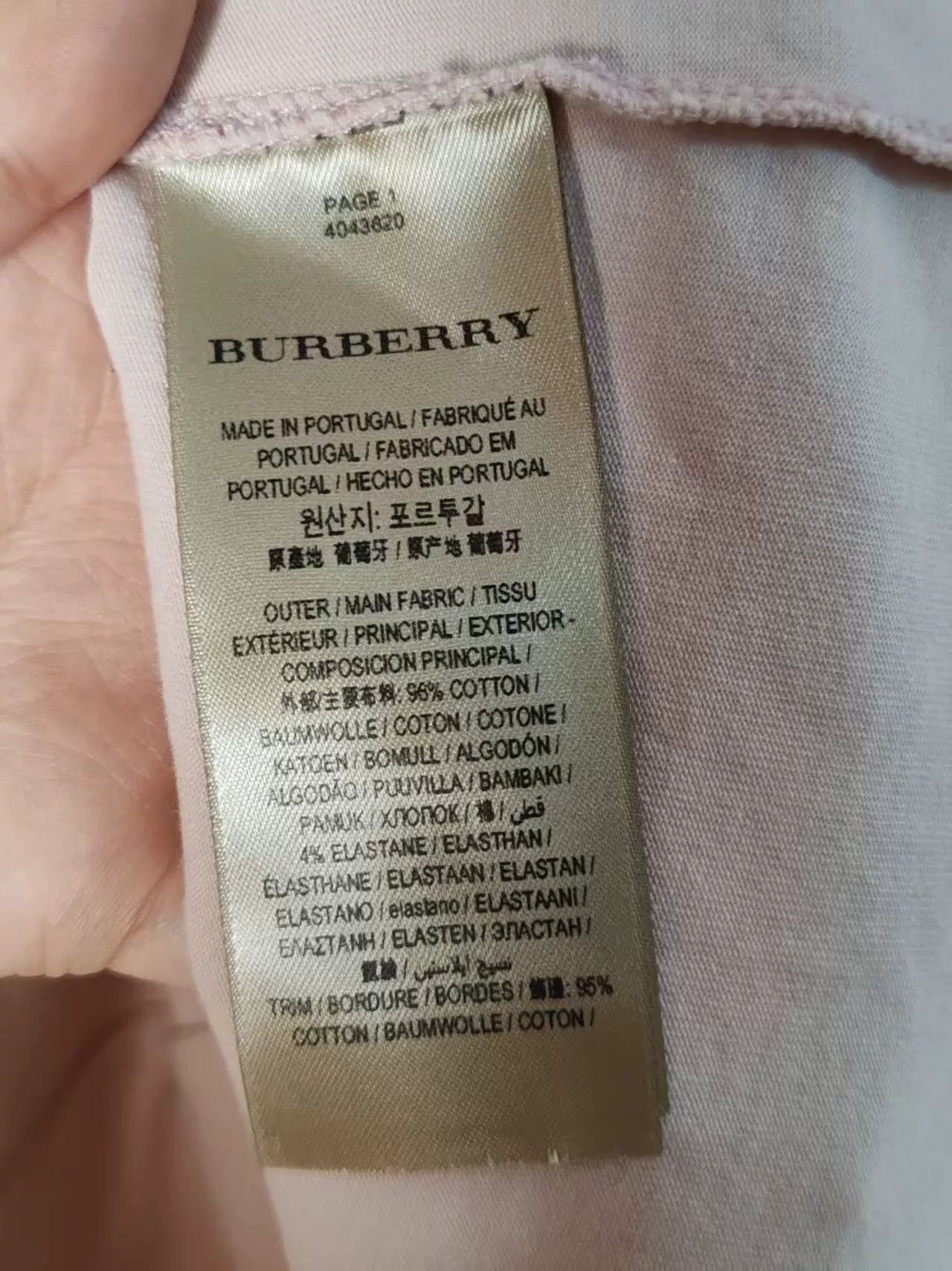 Burberry Burberry White T-Shirt S Women Size S / US 4 / IT 40 - 4 Thumbnail