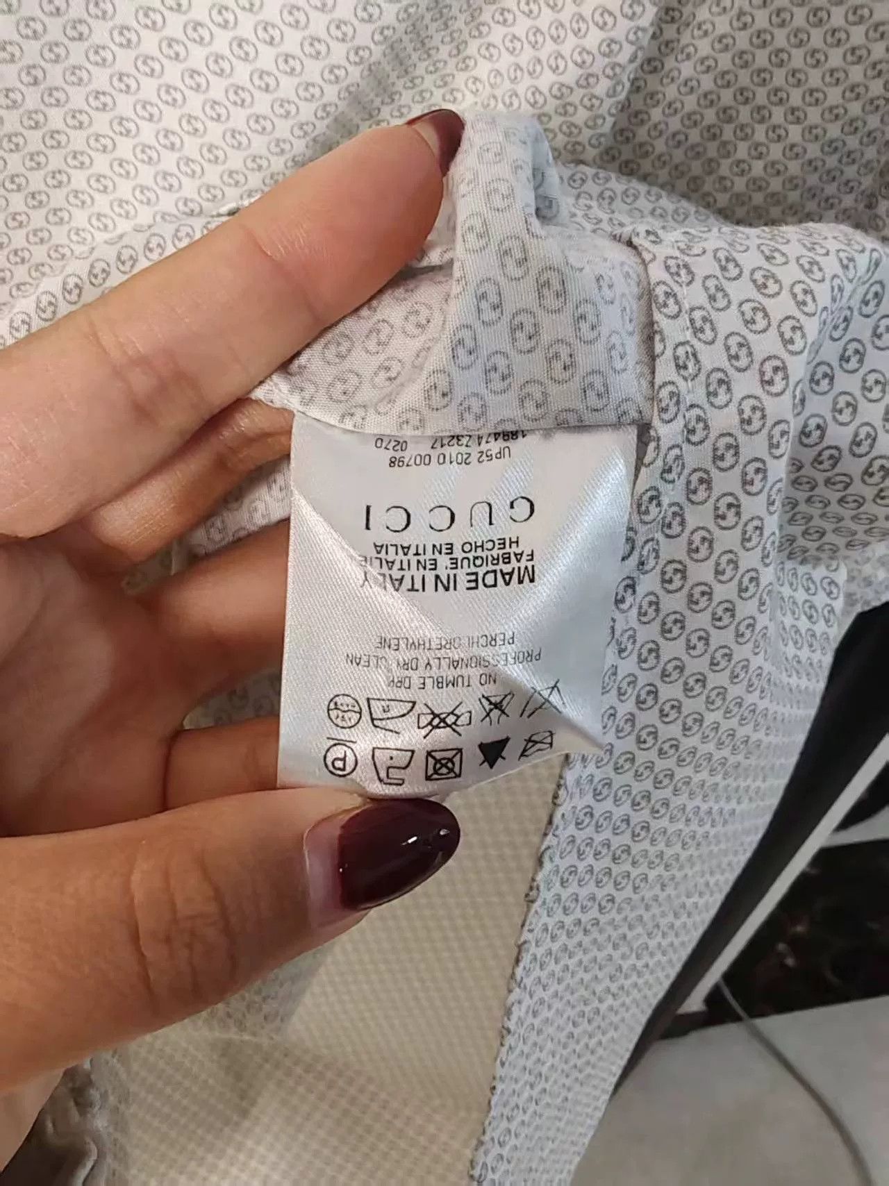 Gucci Gucci White Shirt l Men Size US L / EU 52-54 / 3 - 4 Thumbnail