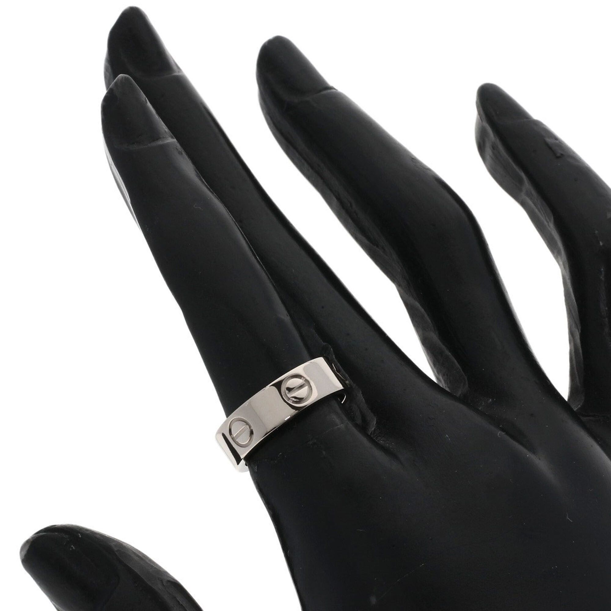 Cartier Cartier Love Ring #49, 18K White Gold, Women's Ring, CARTIER Size ONE SIZE - 5 Thumbnail