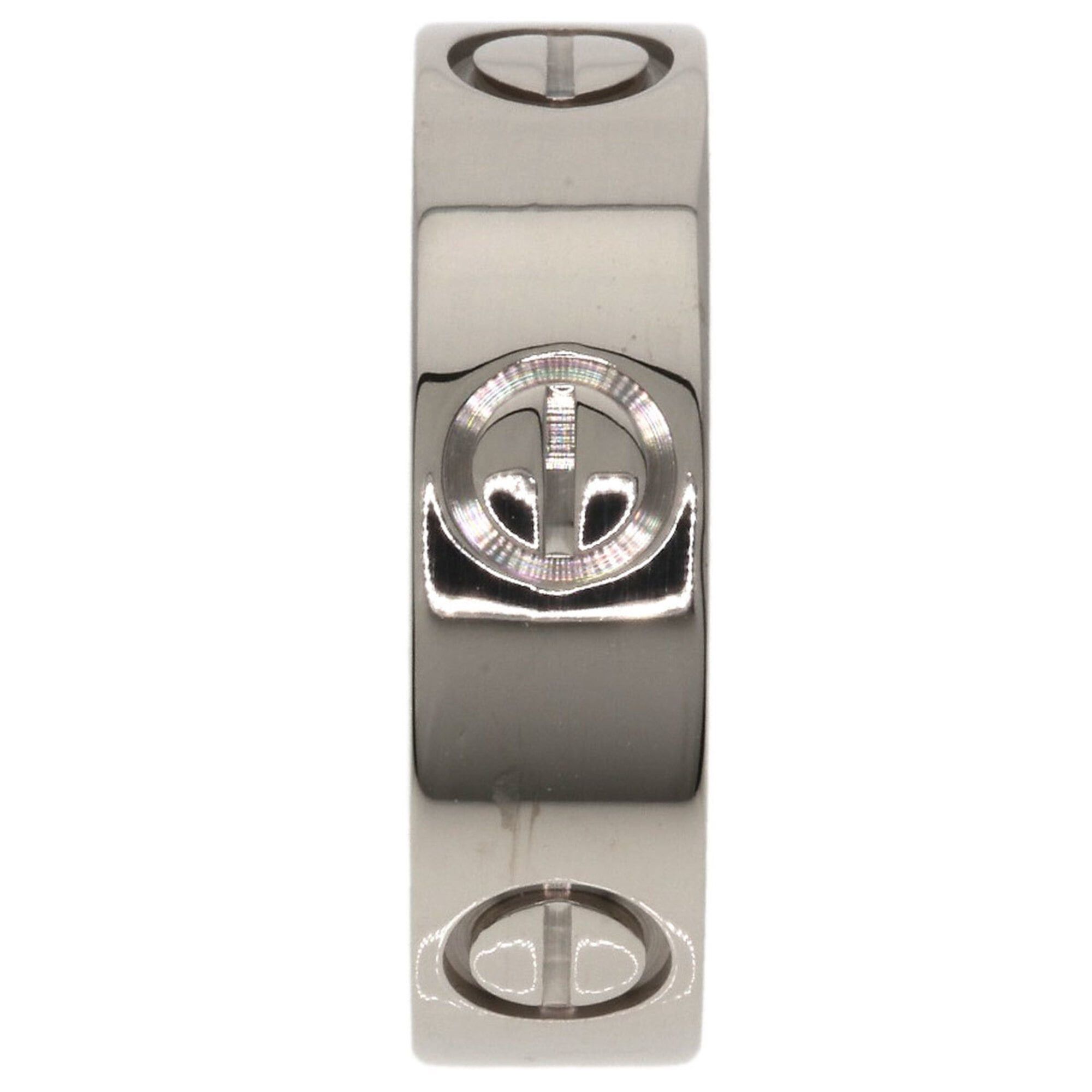 Cartier Cartier Love Ring #49, 18K White Gold, Women's Ring, CARTIER Size ONE SIZE - 3 Thumbnail