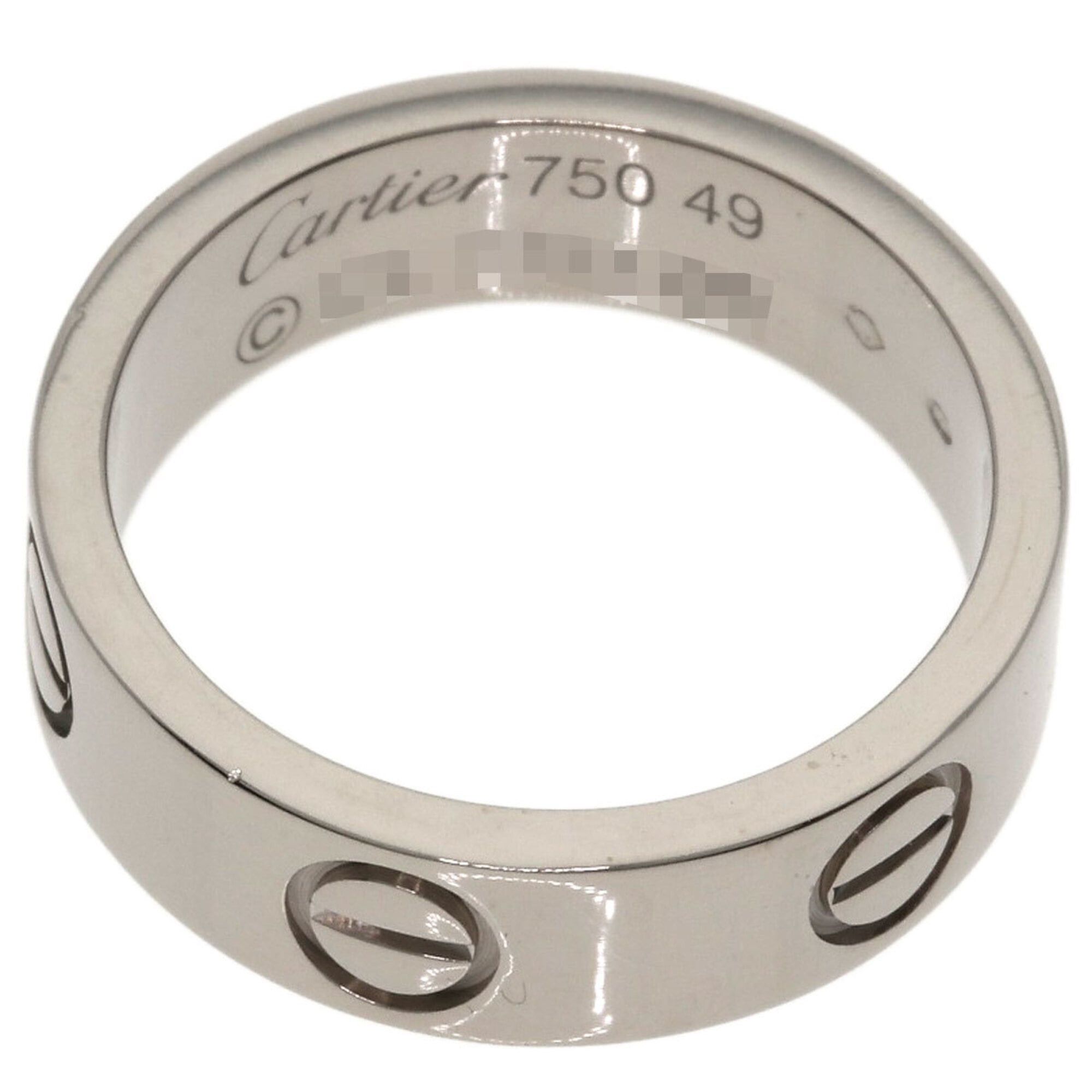 Cartier Cartier Love Ring #49, 18K White Gold, Women's Ring, CARTIER Size ONE SIZE - 6 Thumbnail