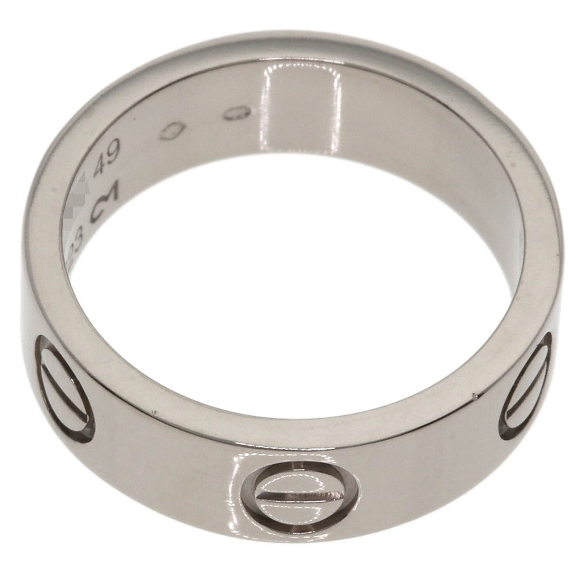 Cartier Cartier Love Ring #49, 18K White Gold, Women's Ring, CARTIER Size ONE SIZE - 7 Thumbnail