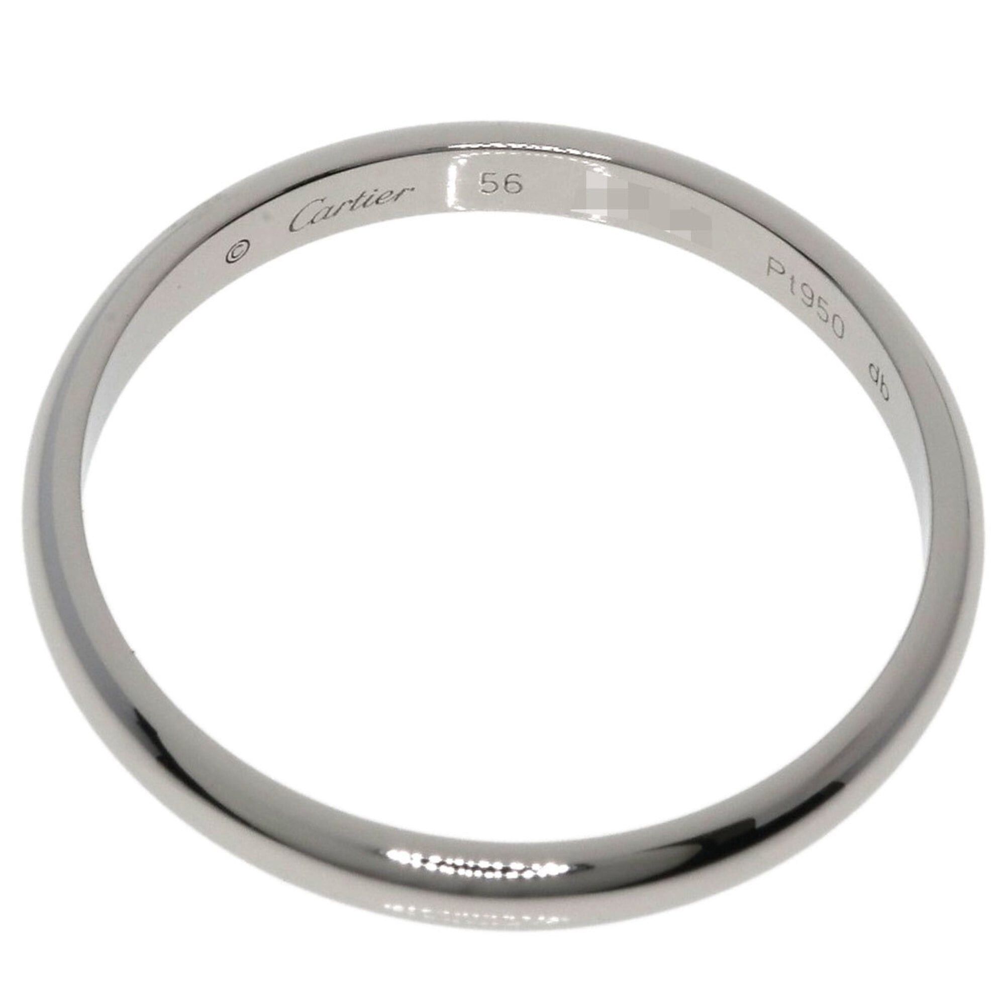 Cartier Cartier Wedding Ring #56, Platinum PT950, Women's, CARTIER Size ONE SIZE - 4 Thumbnail