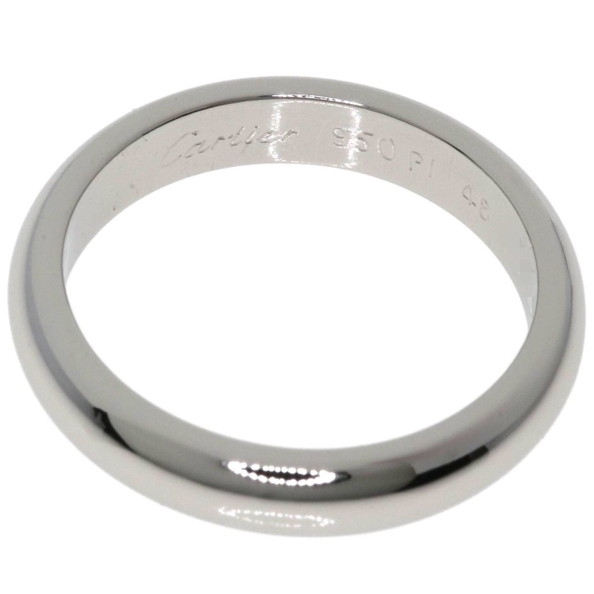 Cartier Cartier Wedding Ring #48, Platinum PT950, Women's, CARTIER Size ONE SIZE - 4 Thumbnail