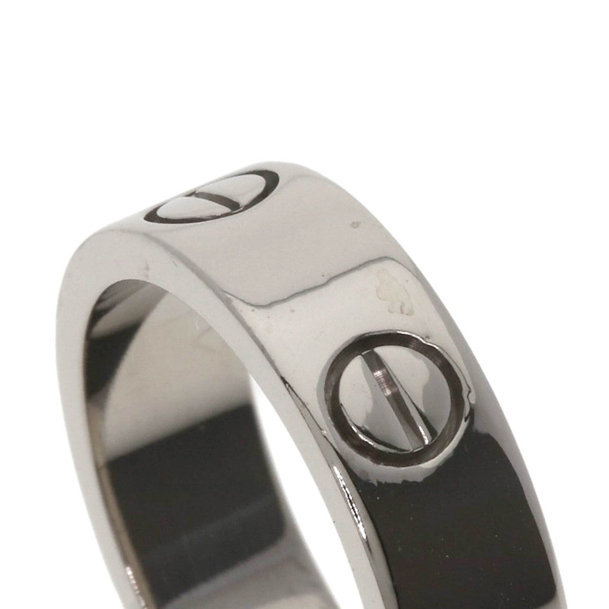 Cartier Cartier Love Ring #53, 18K White Gold, Women's Ring, CARTIER Size ONE SIZE - 9 Thumbnail