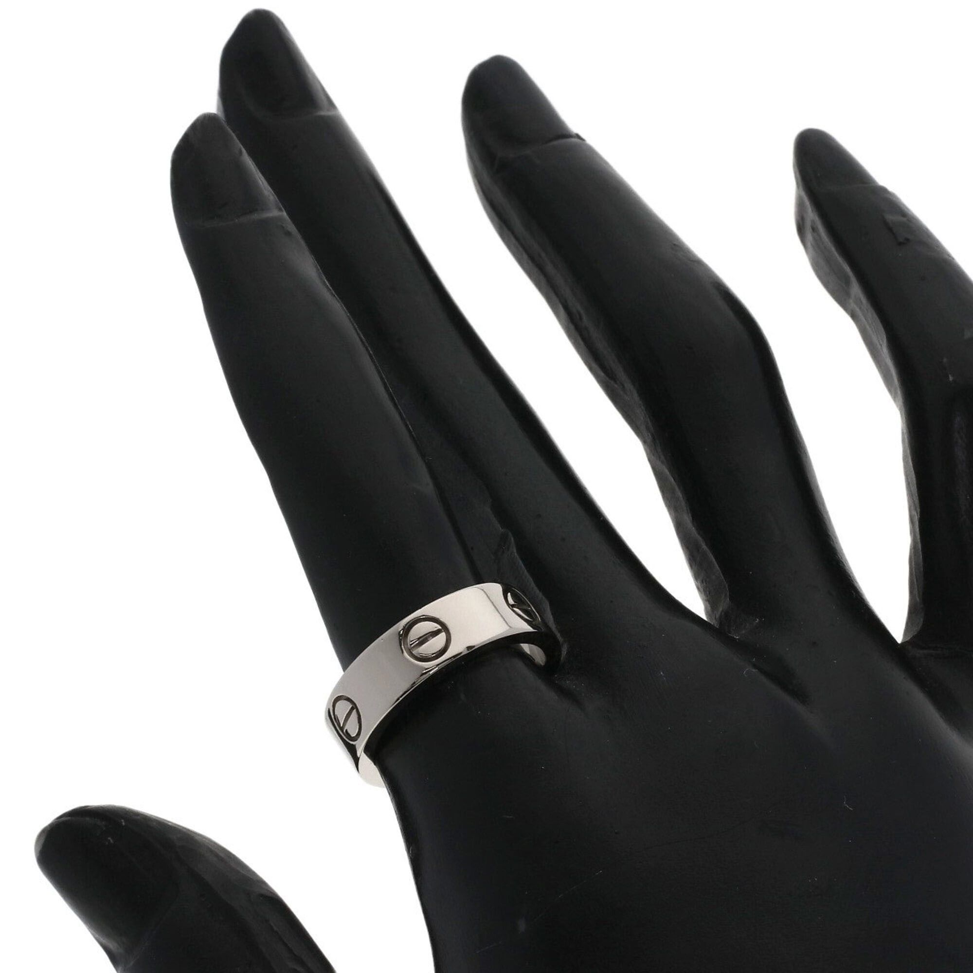 Cartier Cartier Love Ring #53, 18K White Gold, Women's Ring, CARTIER Size ONE SIZE - 6 Thumbnail