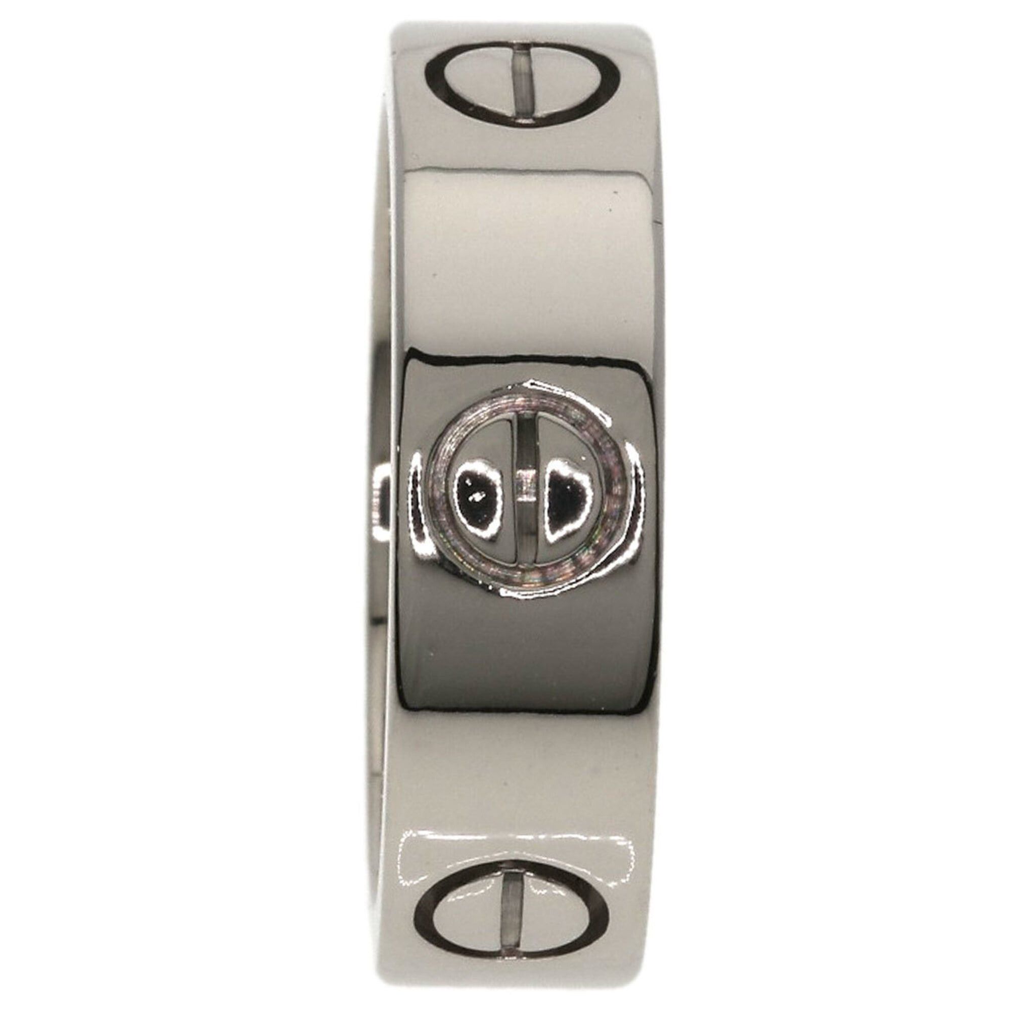 Cartier Cartier Love Ring #53, 18K White Gold, Women's Ring, CARTIER Size ONE SIZE - 3 Thumbnail