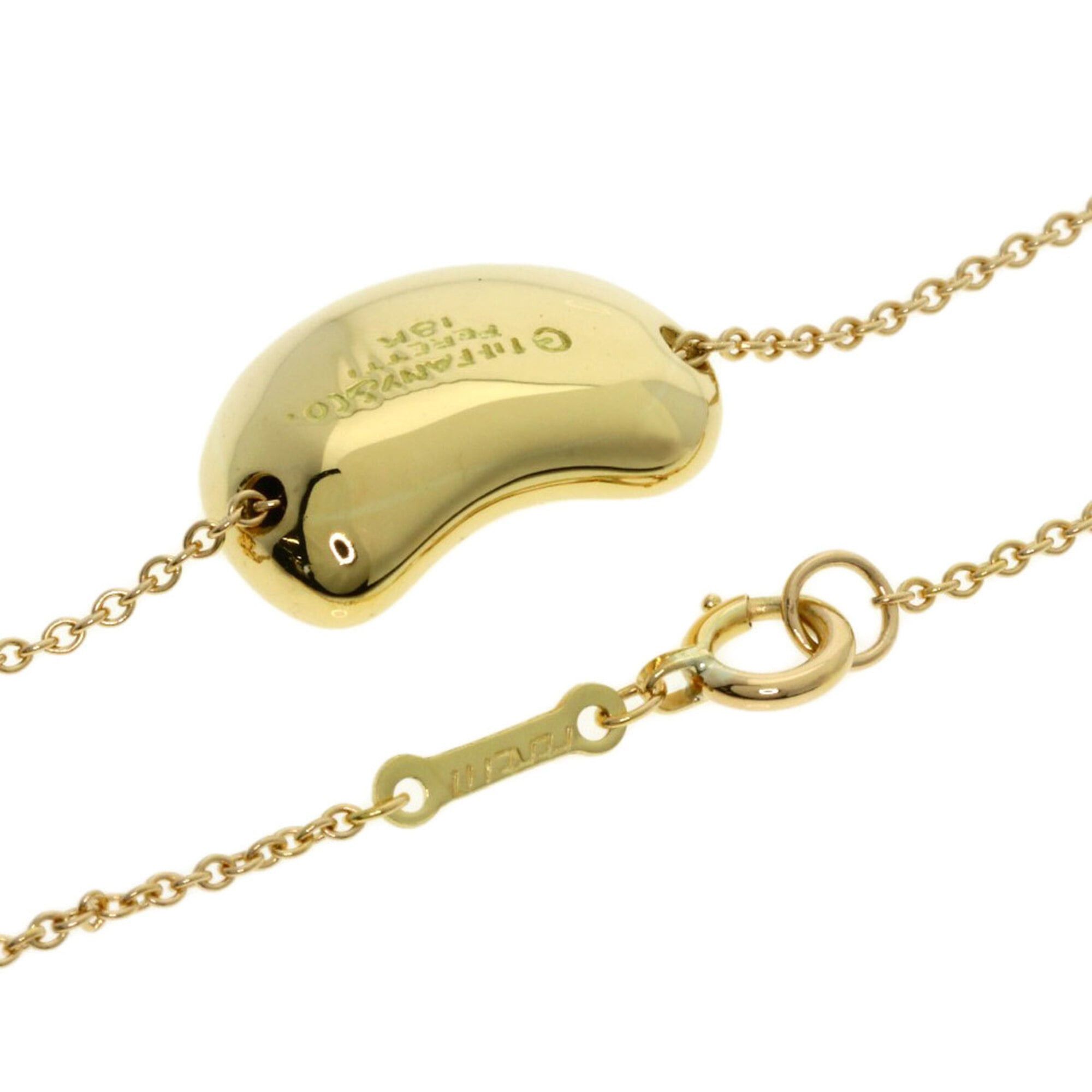 Tiffany & Co. Tiffany Bean Necklace, 18K Yellow Gold, Women's, TIFFANY&Co. Size ONE SIZE - 2 Thumbnail