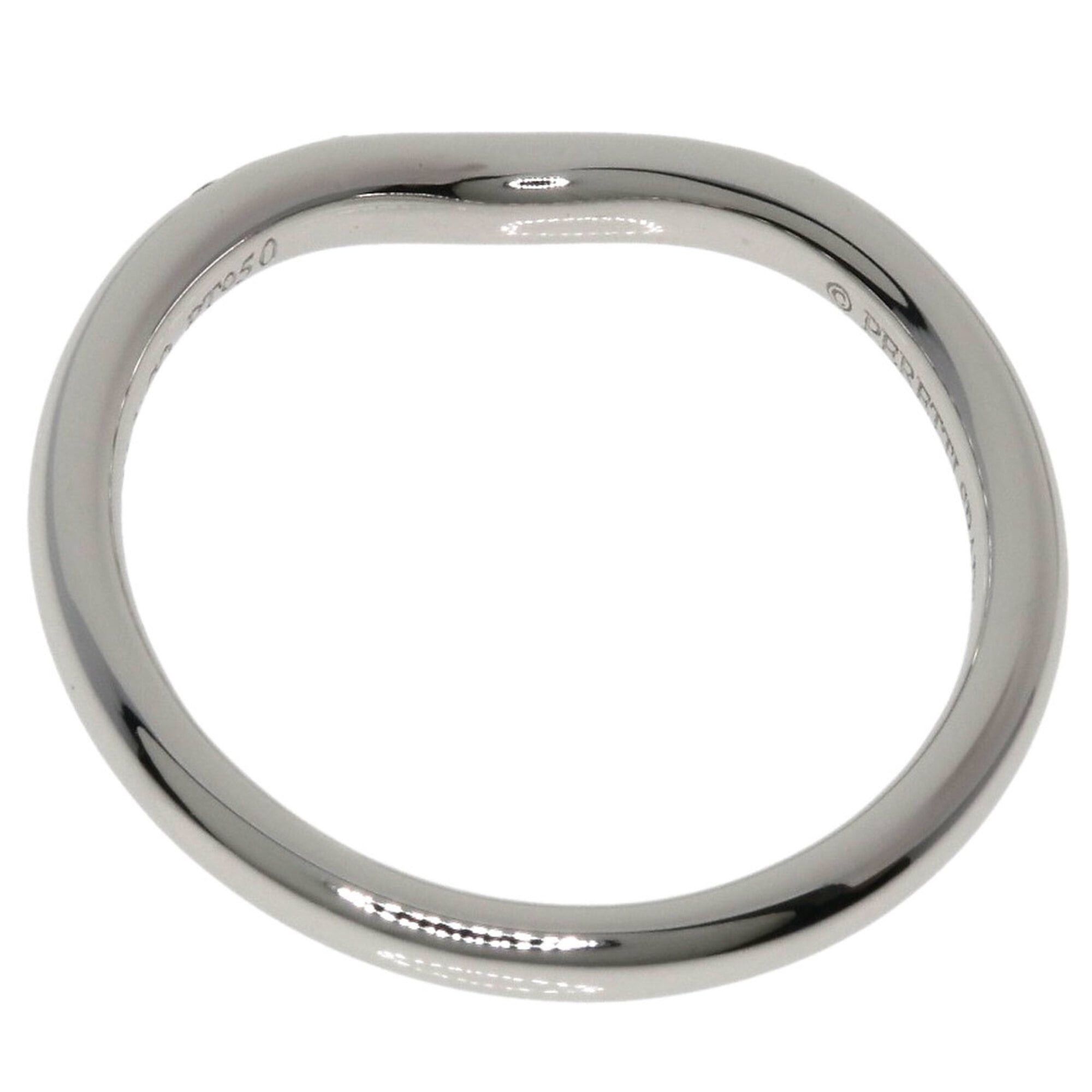 Tiffany & Co. Tiffany & Co. Curved Band Diamond Ring, Platinum PT950, Women's Ring. Size ONE SIZE - 4 Thumbnail