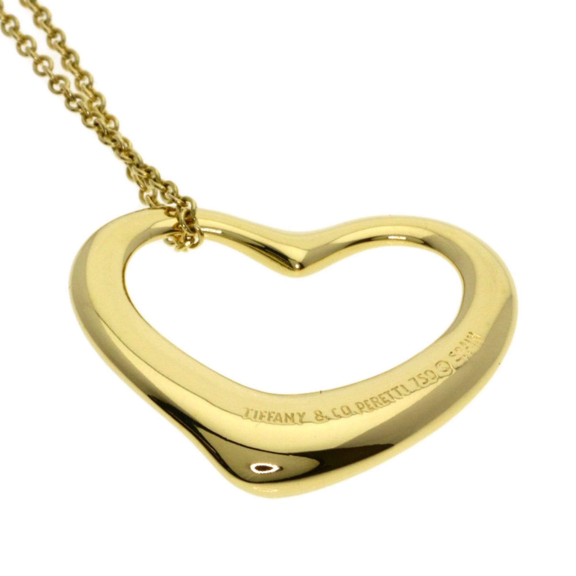 Tiffany & Co. Tiffany & Co. Open Heart Necklace, 18K Yellow Gold, Women's. Size ONE SIZE - 4 Thumbnail