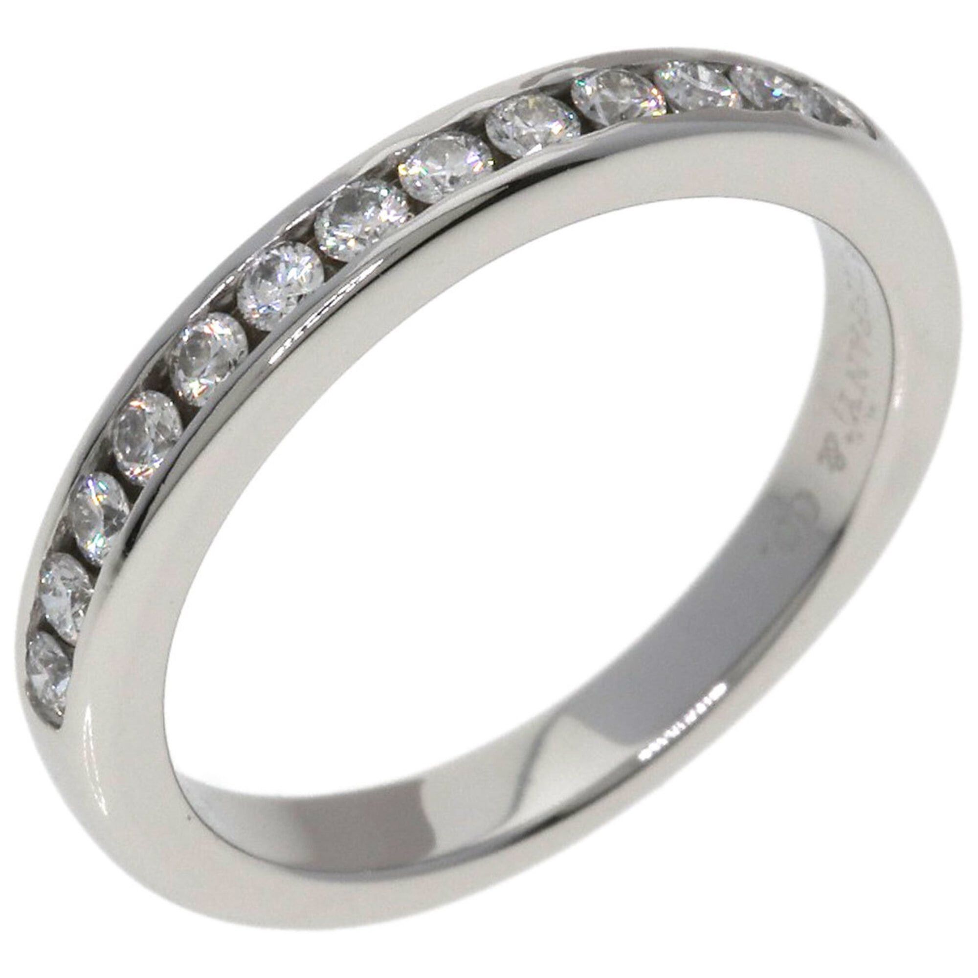 Tiffany & Co. Tiffany & Co. Half Eternity Diamond Ring, Platinum PT950, Women's. Size ONE SIZE - 2 Thumbnail