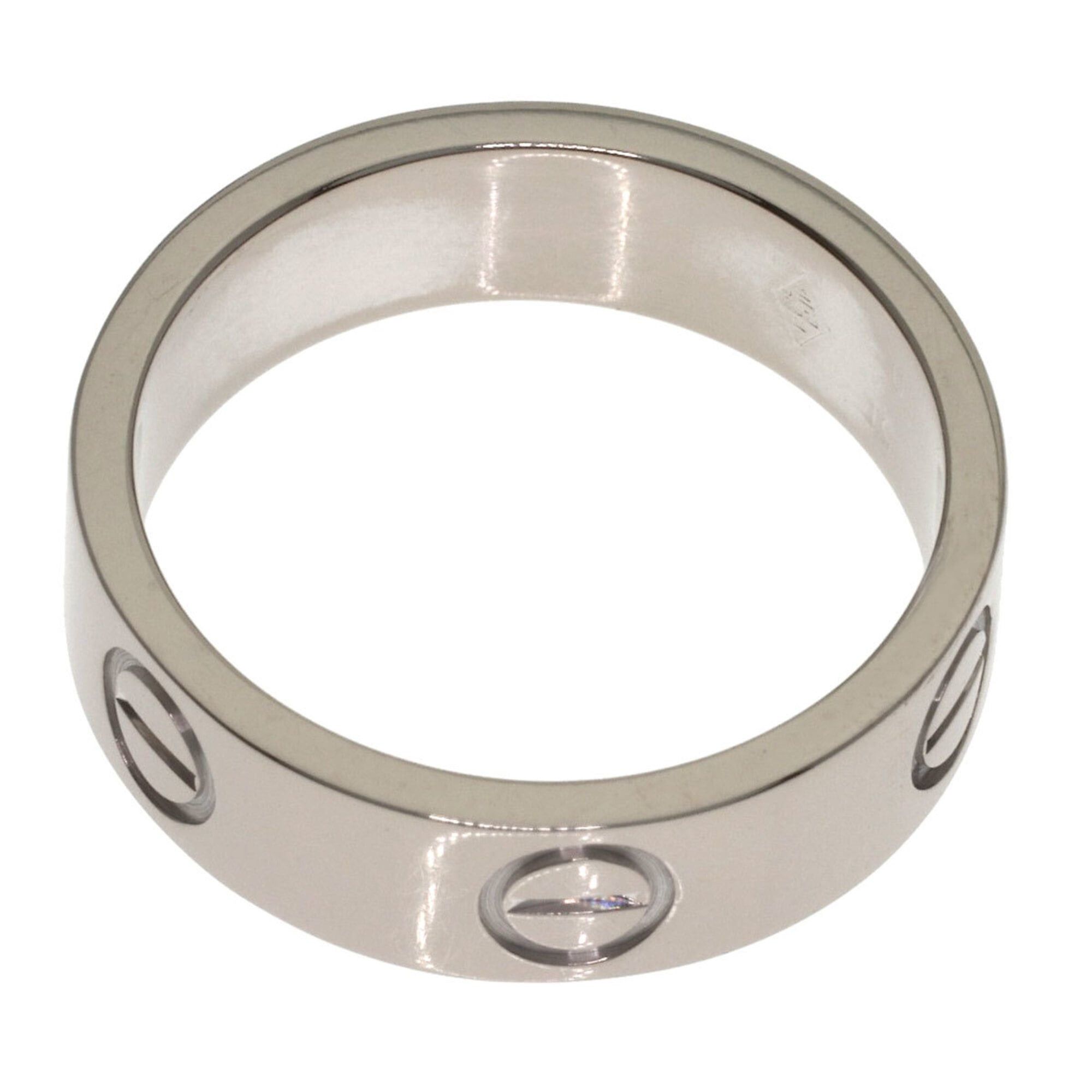 Cartier Cartier Love Ring #51, 18K White Gold, Women's Ring, CARTIER Size ONE SIZE - 6 Thumbnail