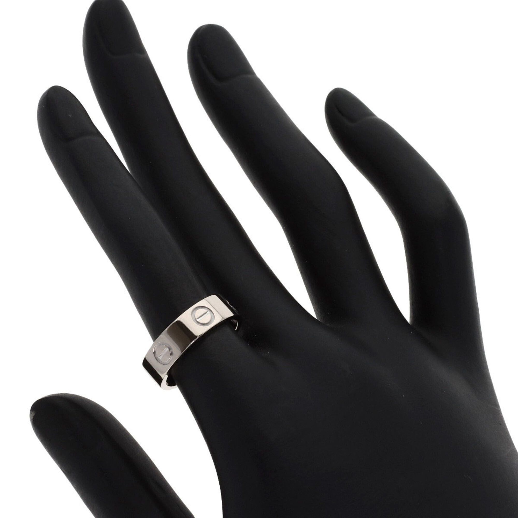 Cartier Cartier Love Ring #51, 18K White Gold, Women's Ring, CARTIER Size ONE SIZE - 5 Thumbnail