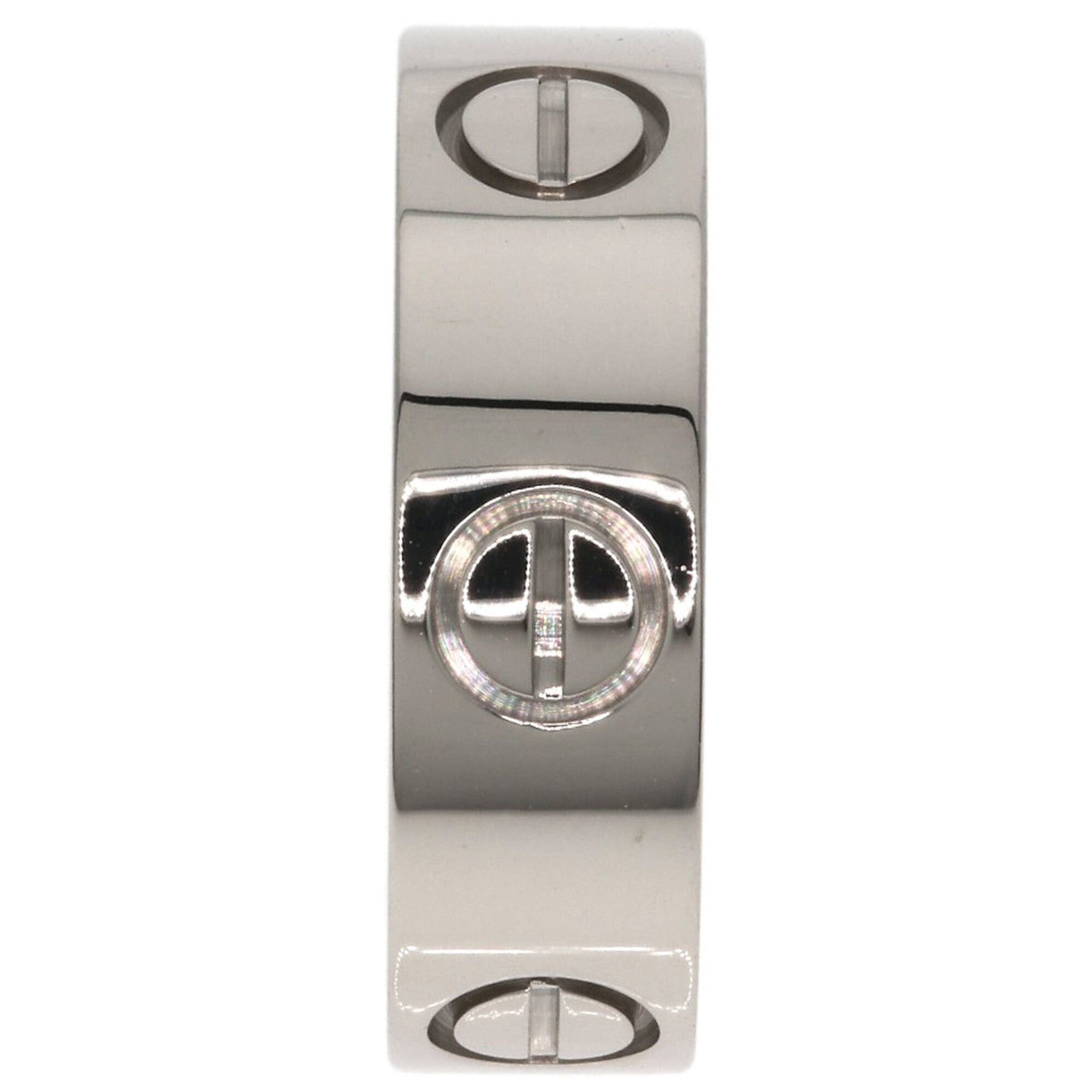Cartier Cartier Love Ring #49, 18K White Gold, Women's Ring, CARTIER Size ONE SIZE - 3 Thumbnail