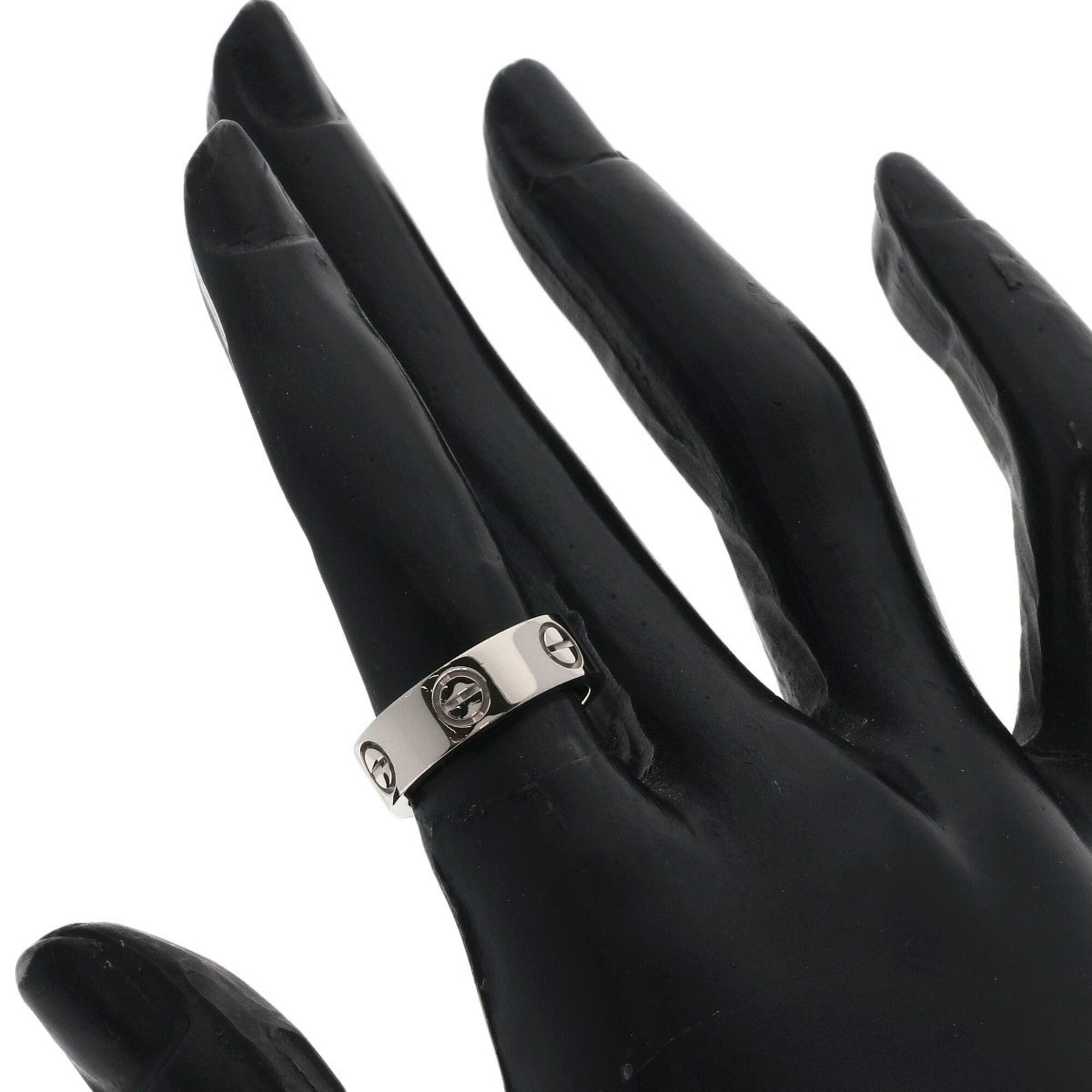 Cartier Cartier Love Ring #49, 18K White Gold, Women's Ring, CARTIER Size ONE SIZE - 5 Thumbnail