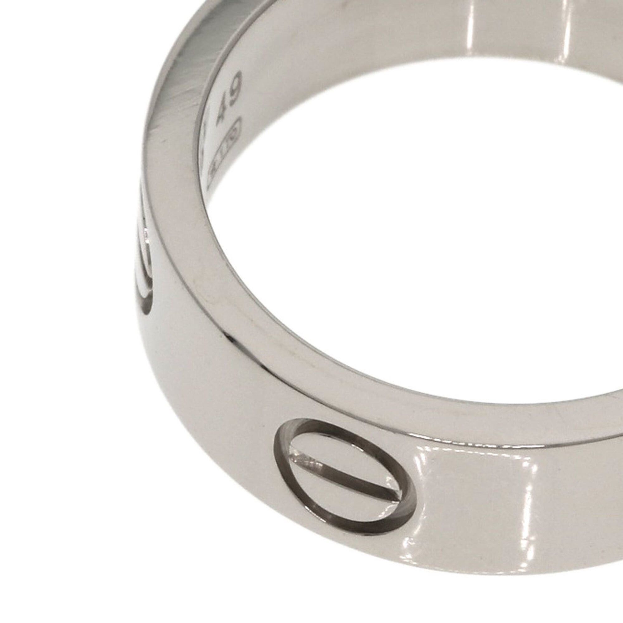 Cartier Cartier Love Ring #49, 18K White Gold, Women's Ring, CARTIER Size ONE SIZE - 6 Thumbnail