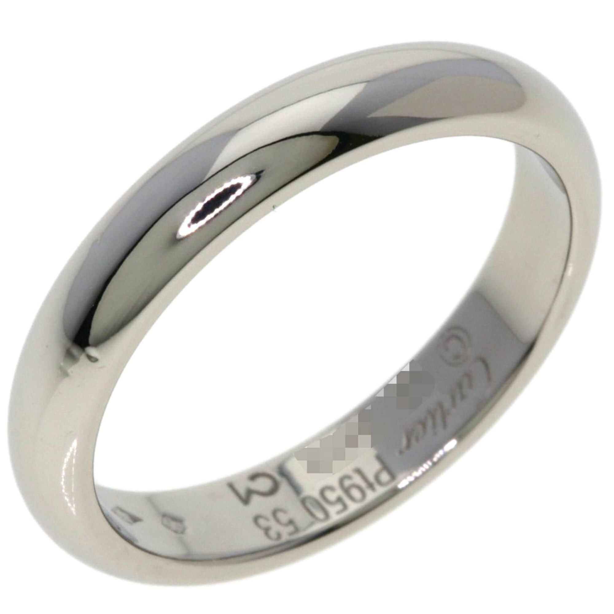 Cartier Cartier Wedding Ring #53, Platinum PT950, Women's, CARTIER Size ONE SIZE - 2 Thumbnail