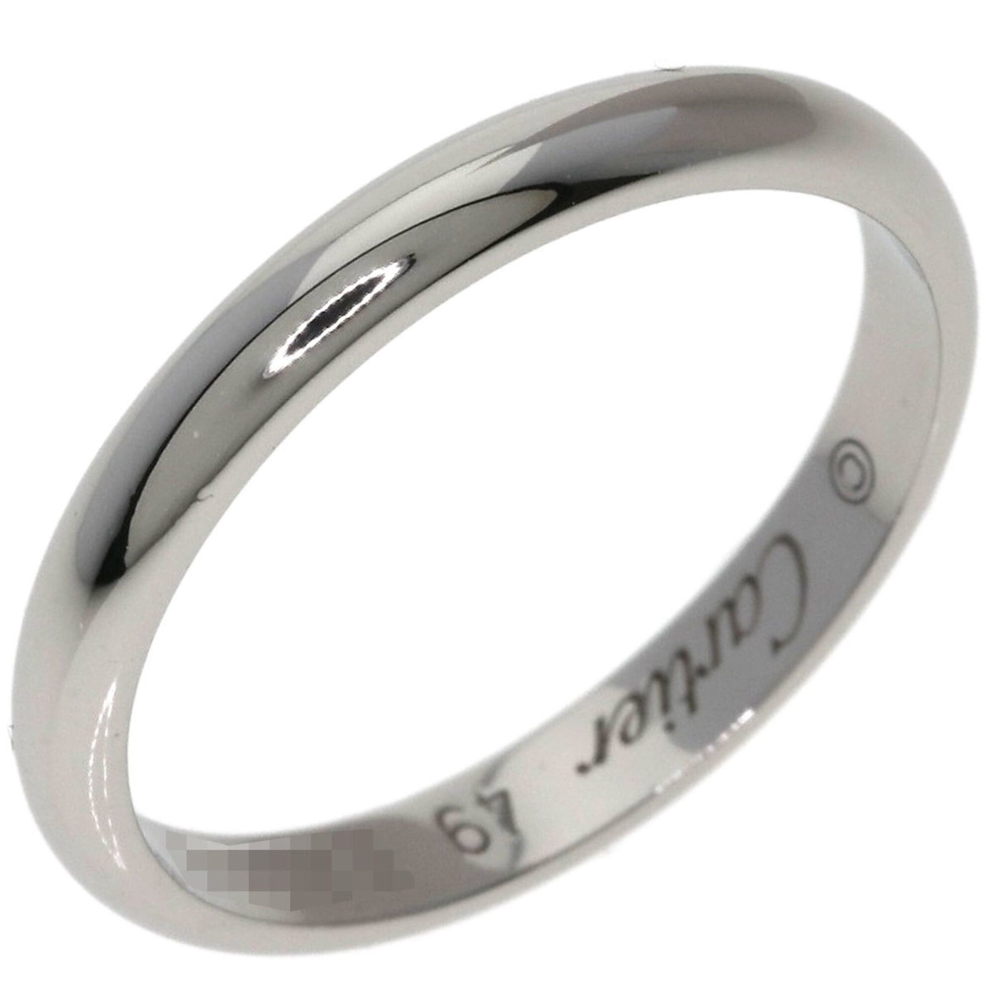 Cartier Cartier Wedding Ring #49, Platinum PT950, Women's, CARTIER Size ONE SIZE - 2 Thumbnail