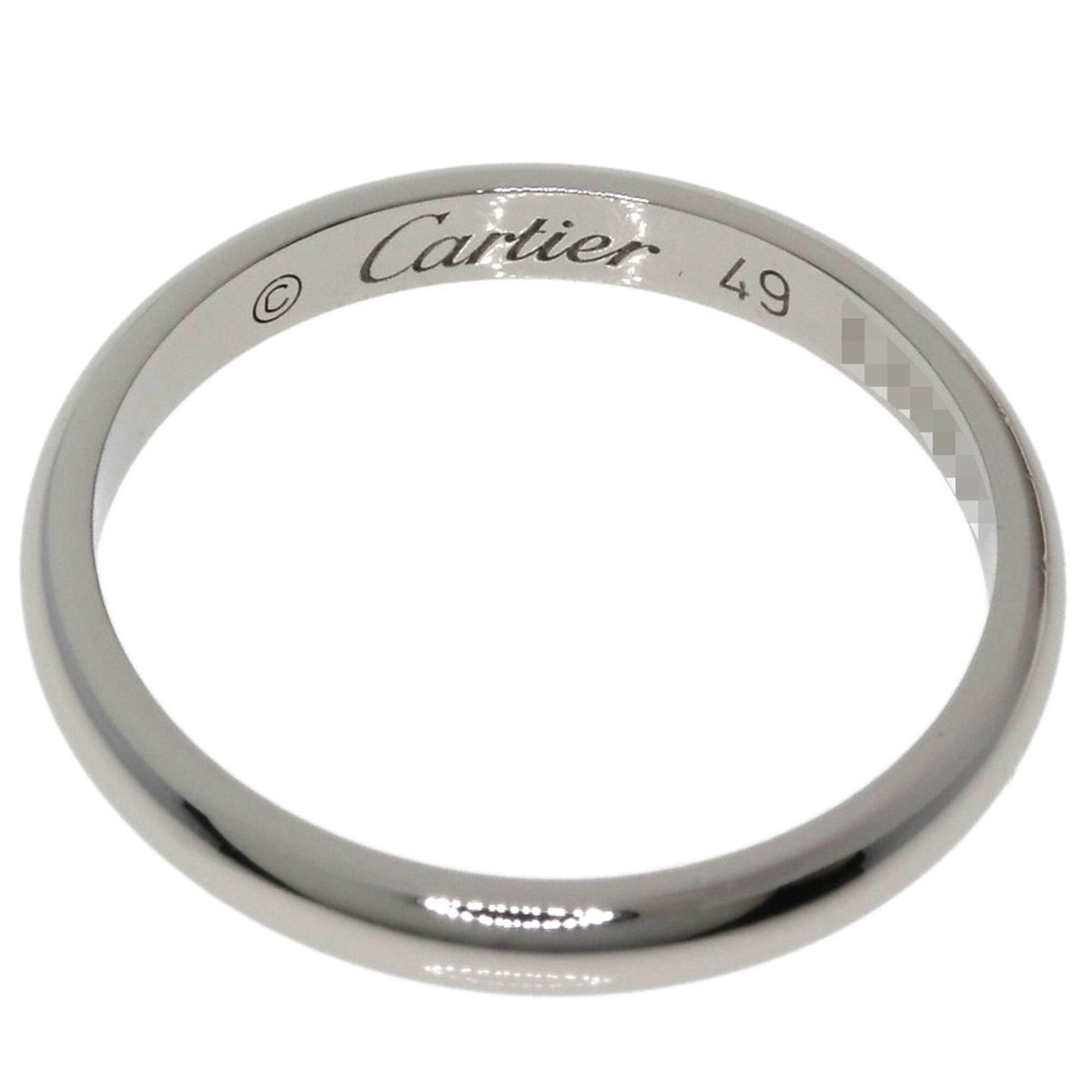 Cartier Cartier Wedding Ring #49, Platinum PT950, Women's, CARTIER Size ONE SIZE - 4 Thumbnail