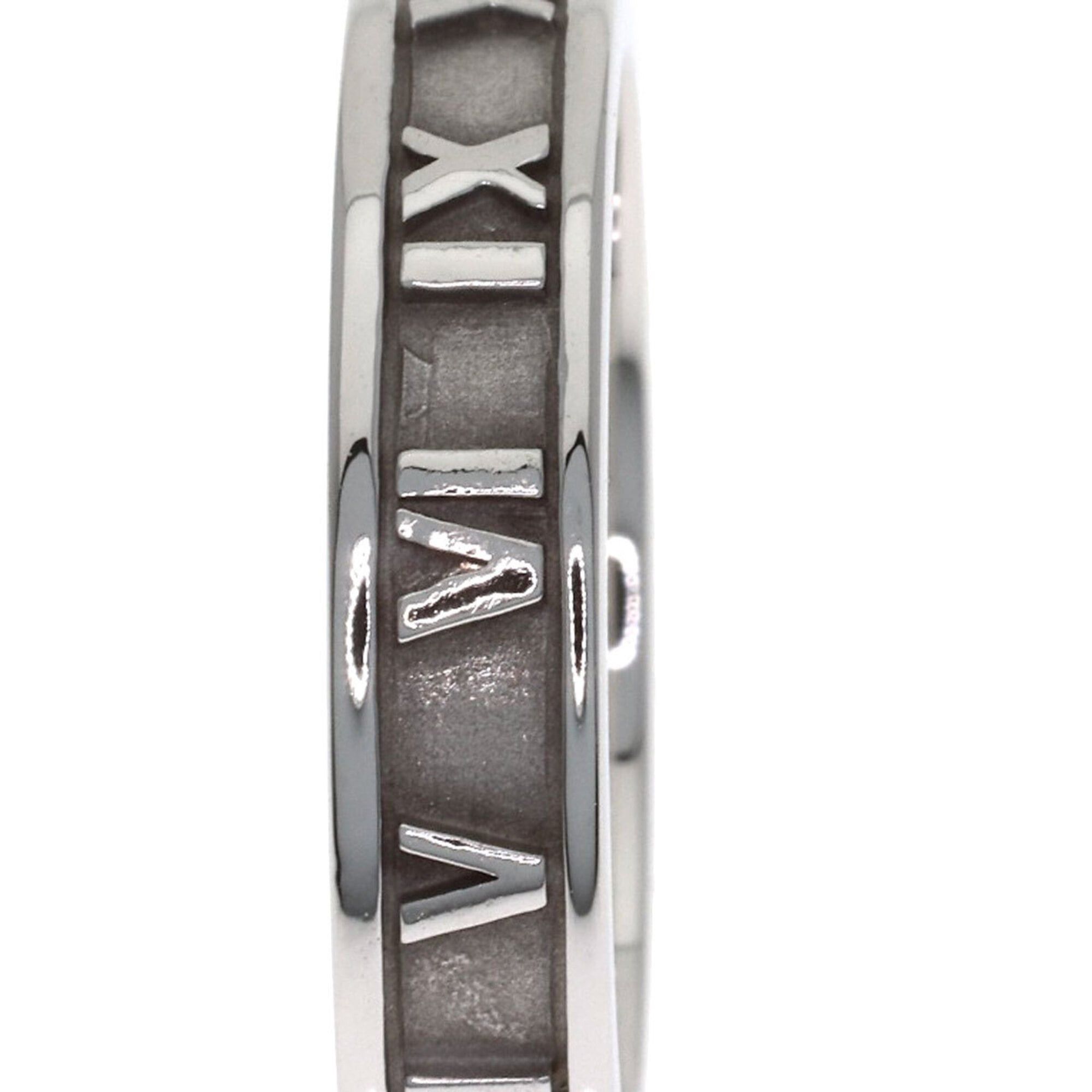 Tiffany & Co. Tiffany & Co. Atlas Narrow Diamond Ring, 18K White Gold, Women's. Size ONE SIZE - 8 Thumbnail
