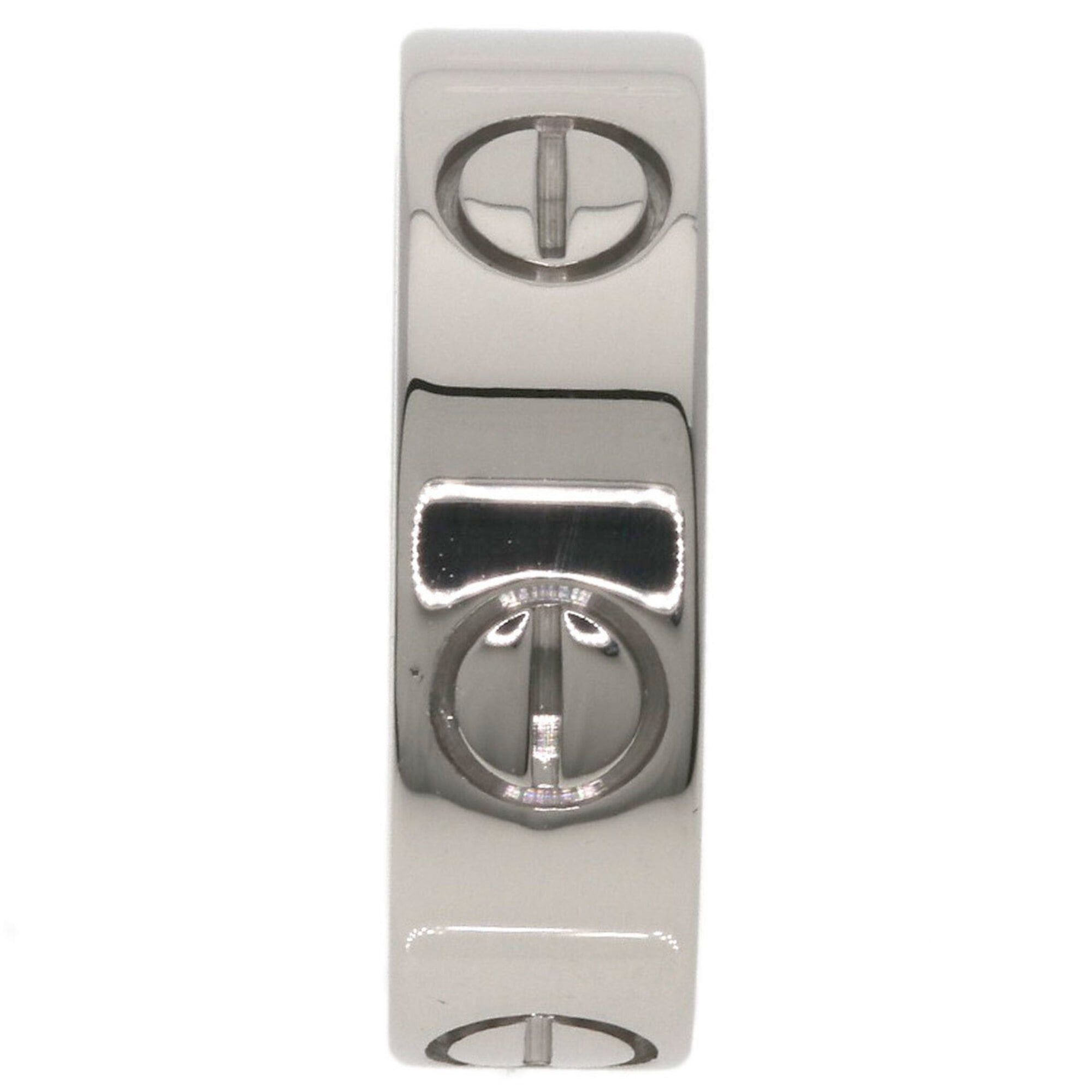 Cartier Cartier Love Ring #48, 18K White Gold, Women's Ring, CARTIER Size ONE SIZE - 3 Thumbnail