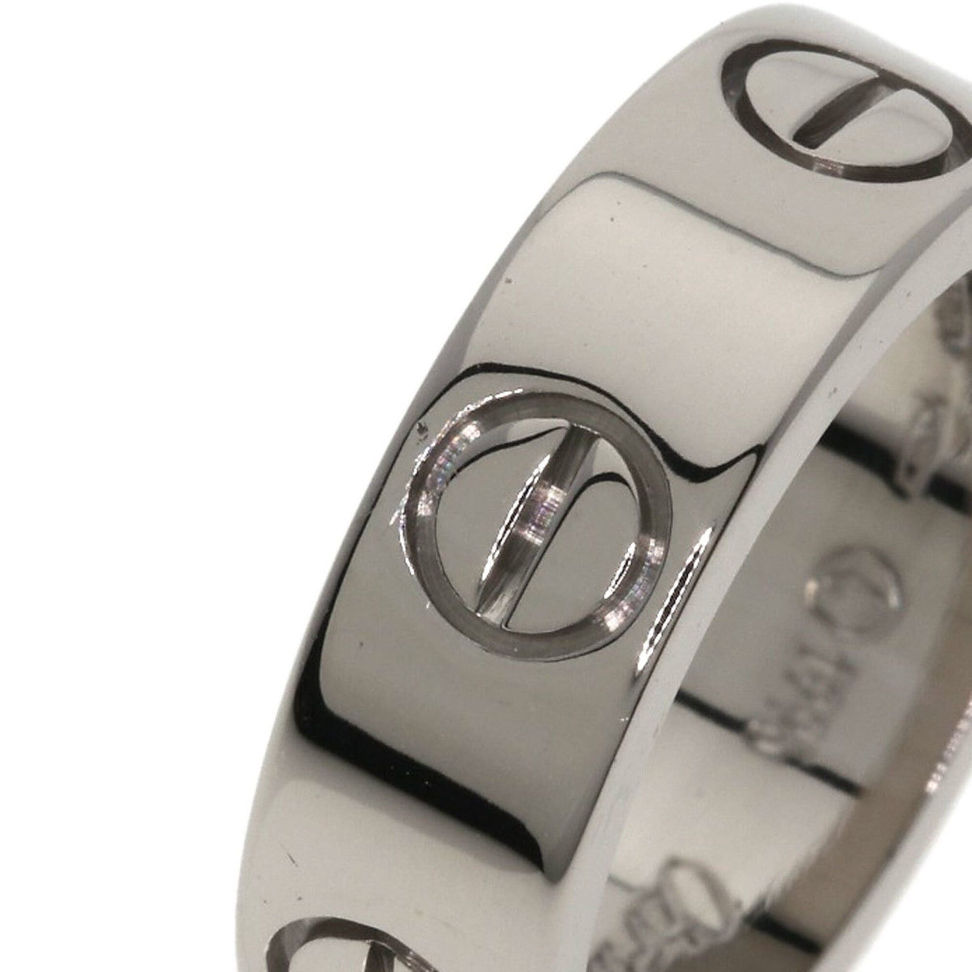 Cartier Cartier Love Ring #48, 18K White Gold, Women's Ring, CARTIER Size ONE SIZE - 7 Thumbnail