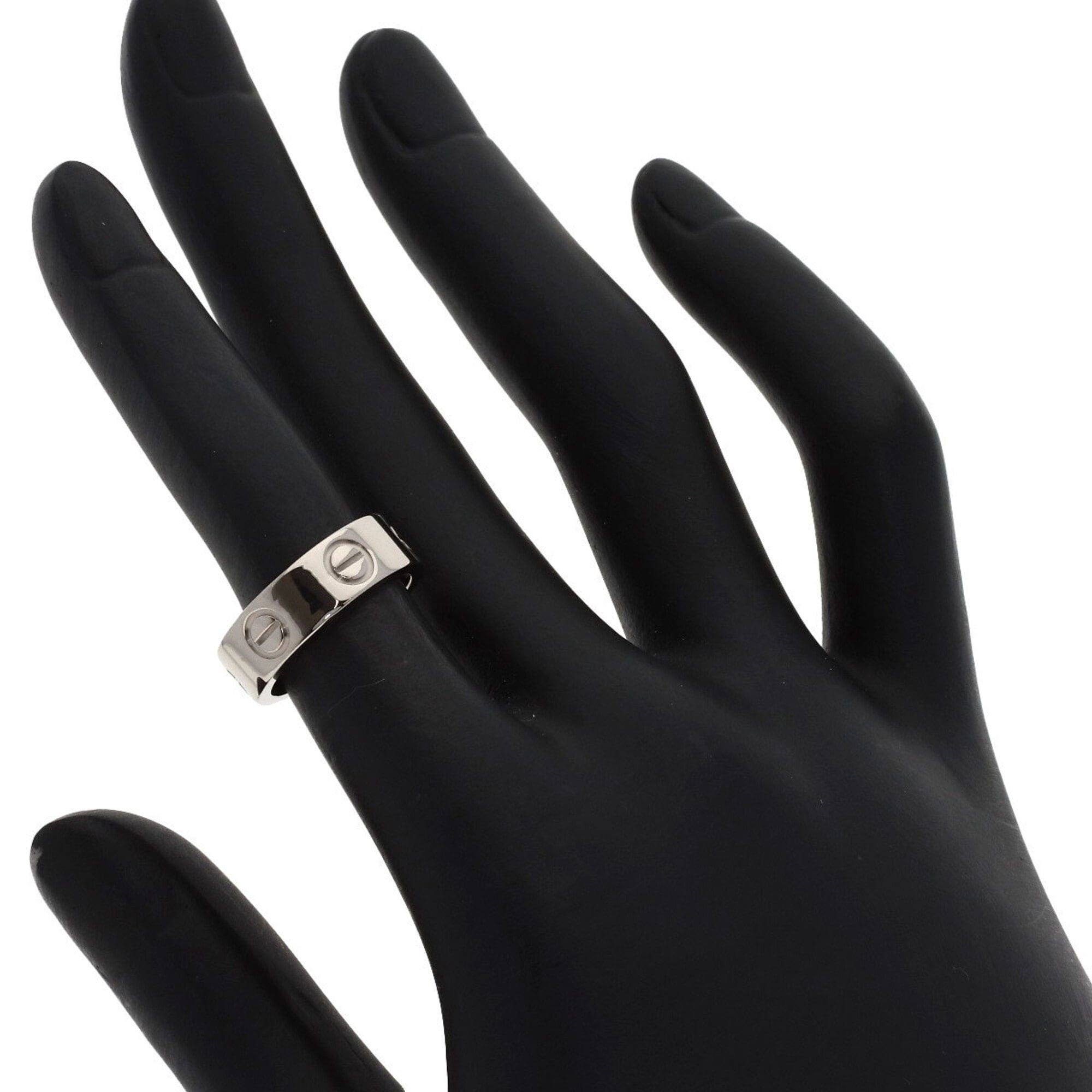 Cartier Cartier Love Ring #47, 18K White Gold, Women's Ring, CARTIER Size ONE SIZE - 5 Thumbnail