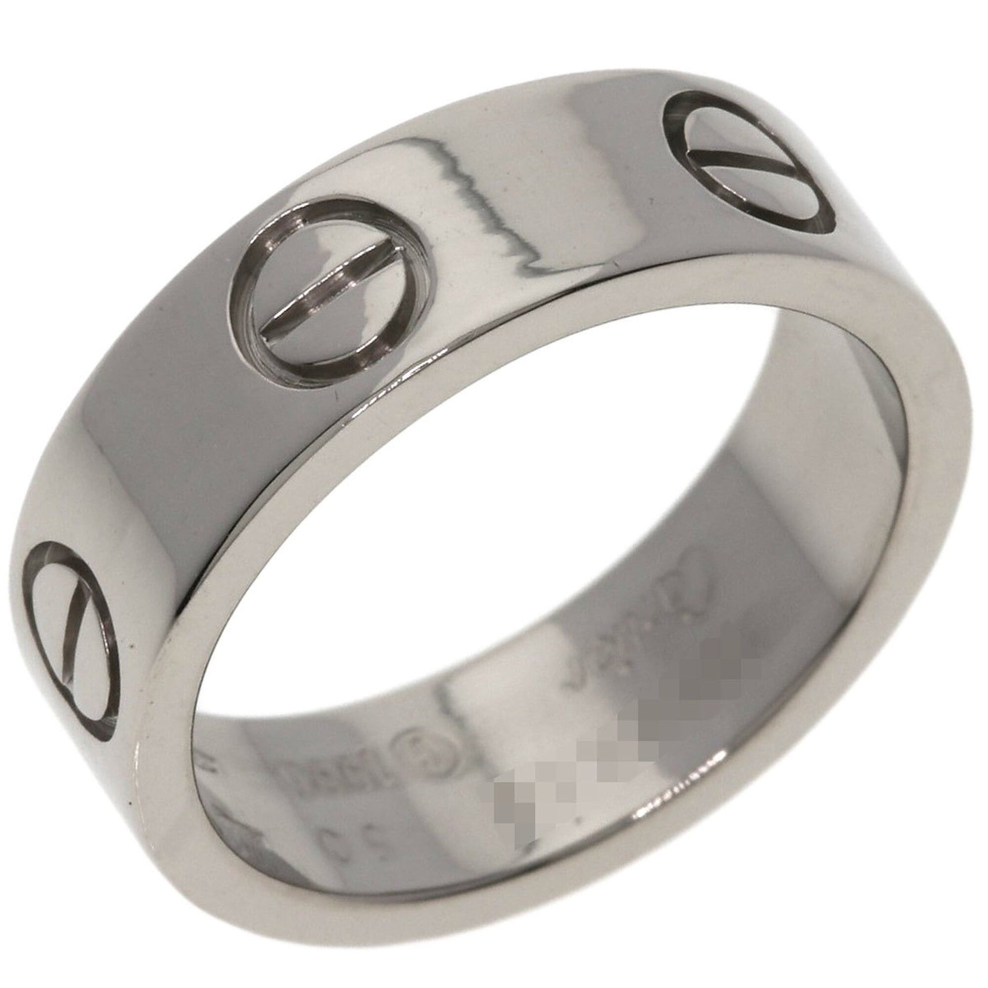Cartier Cartier Love Ring #50, 18K White Gold, Women's Ring, CARTIER Size ONE SIZE - 2 Thumbnail