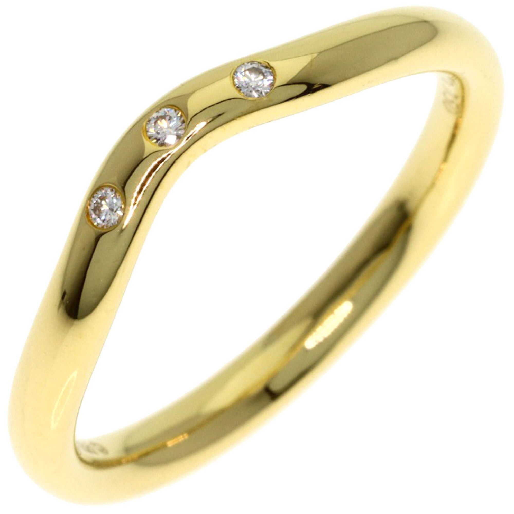 Tiffany & Co. Tiffany & Co. Curved Band Diamond Ring, 18K Yellow Gold, Women's. Size ONE SIZE - 2 Thumbnail