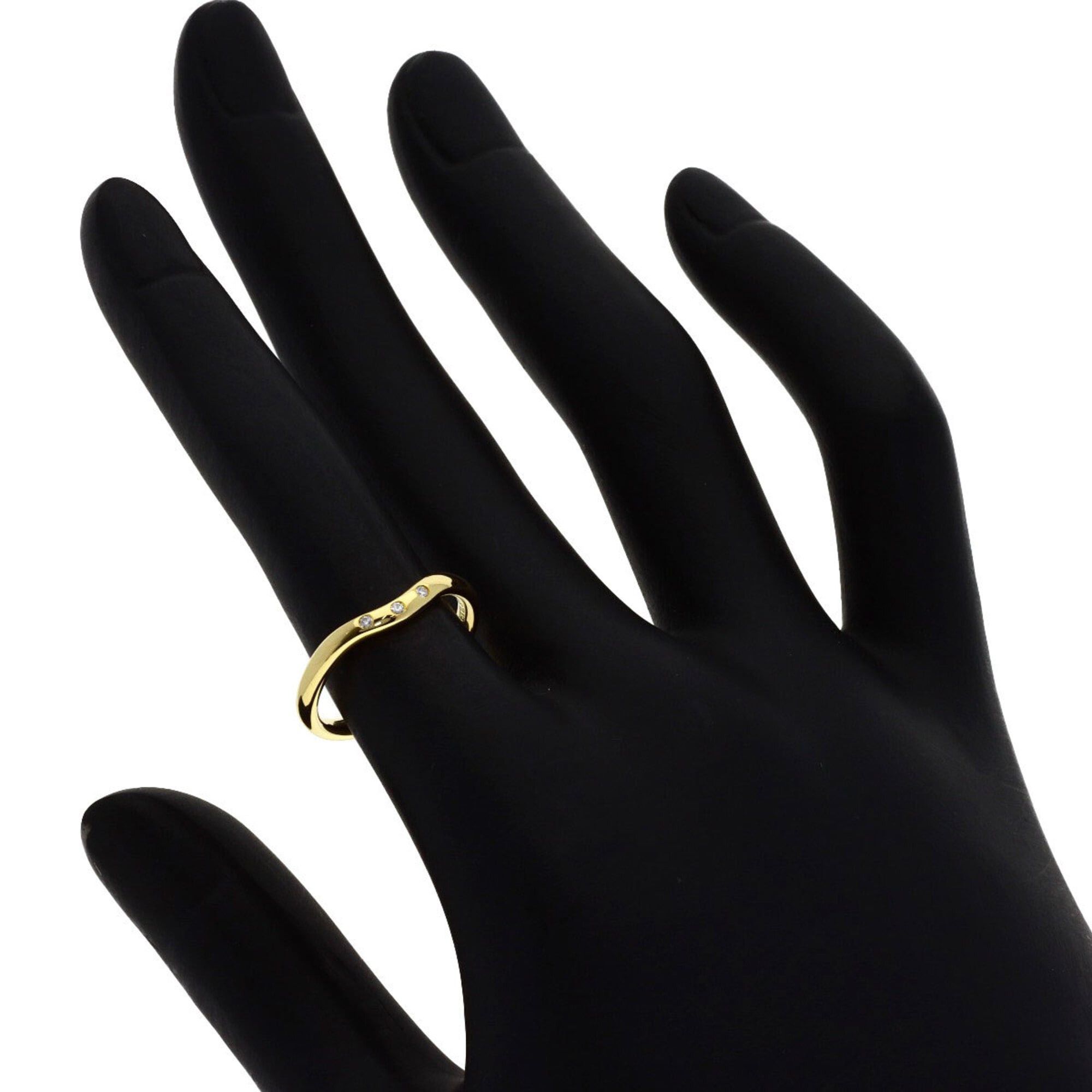 Tiffany & Co. Tiffany & Co. Curved Band Diamond Ring, 18K Yellow Gold, Women's. Size ONE SIZE - 7 Thumbnail